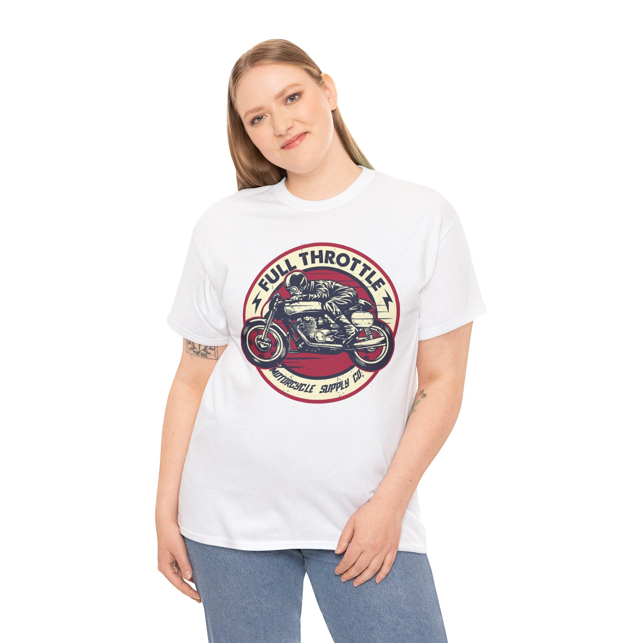 Unisex Full Thorotle Custom Graphic Motorcycle T-Shirt (5 Colors)