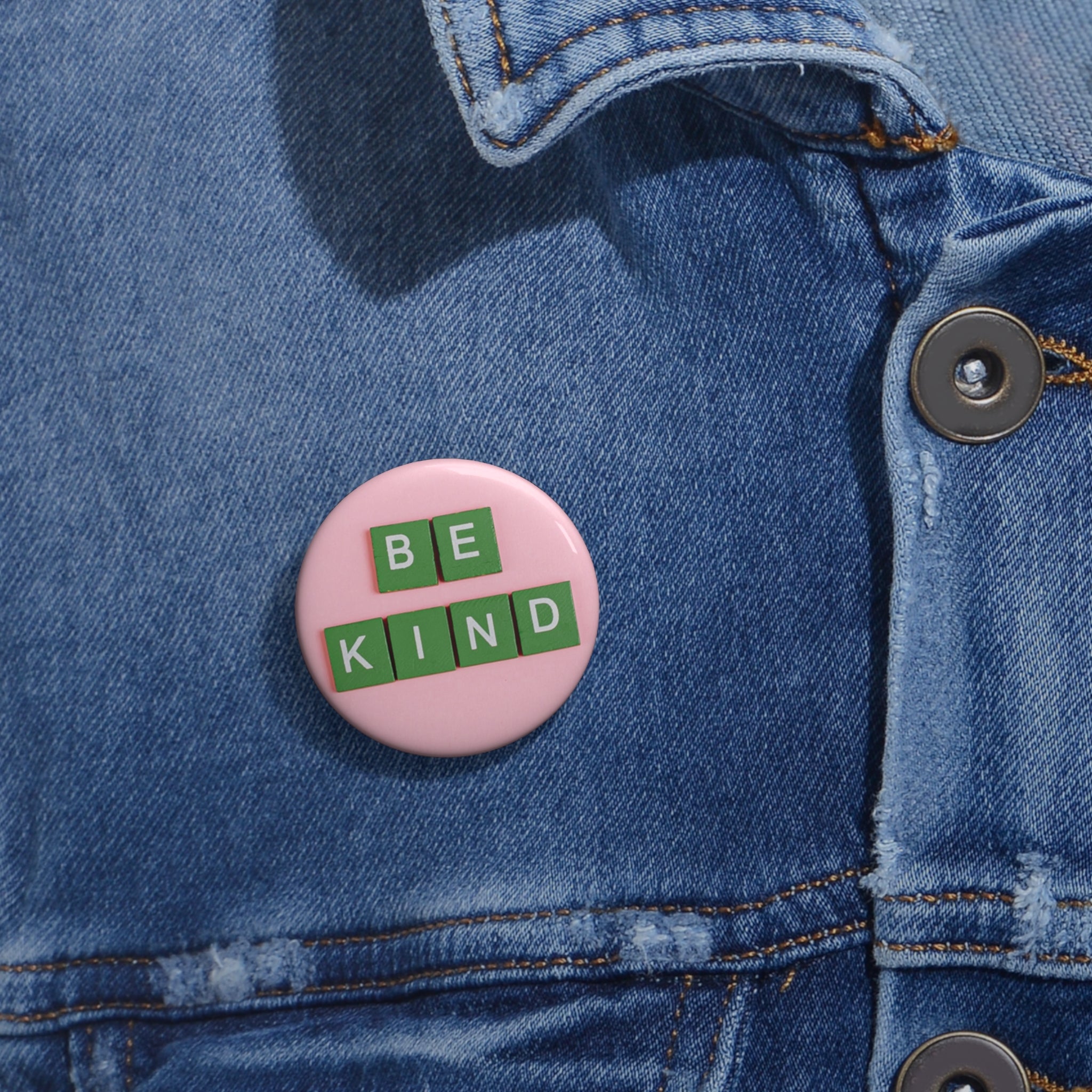 Be Kind Pin Buttons | Positive Message Badge (3 Sizes)