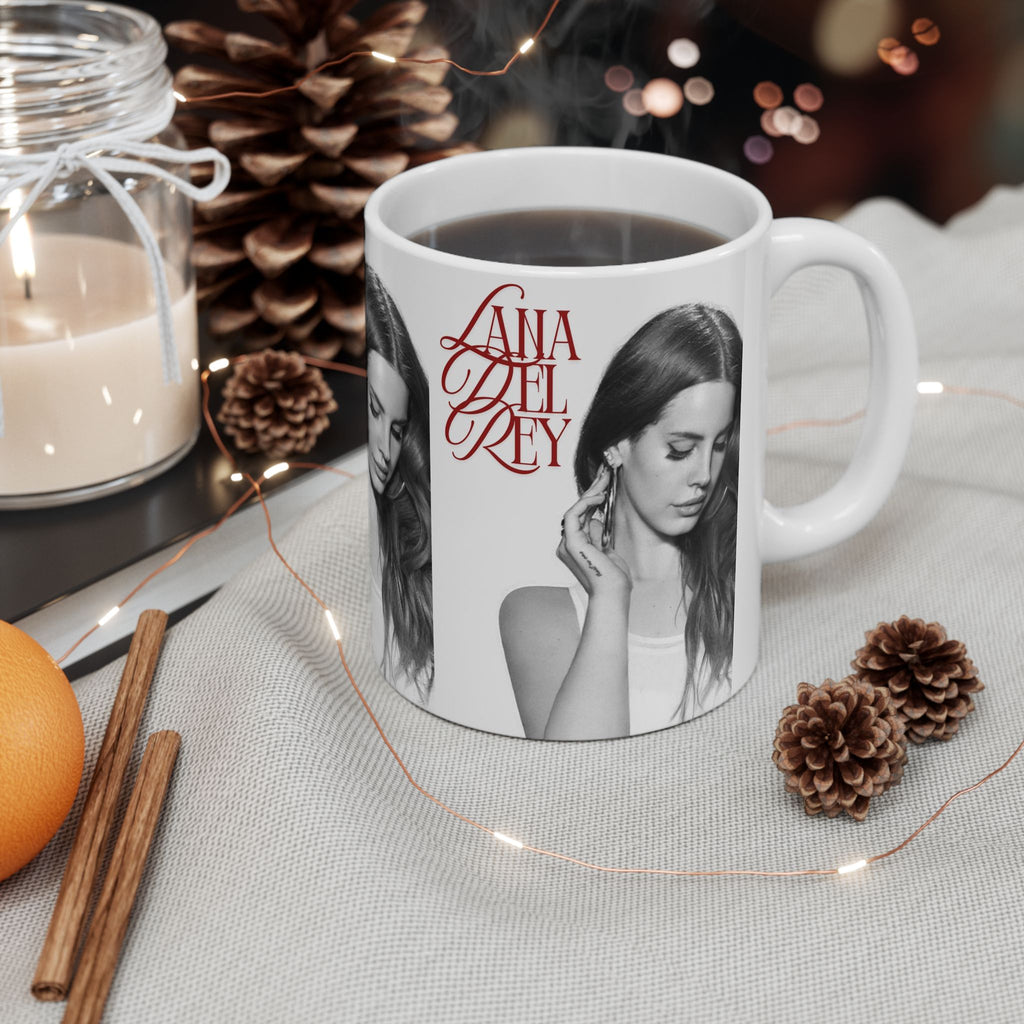 Lana Del Rey 11oz Ceramic Coffee Mug | Indie Pop Singer Coffee Cup Gift for Music Lovers
