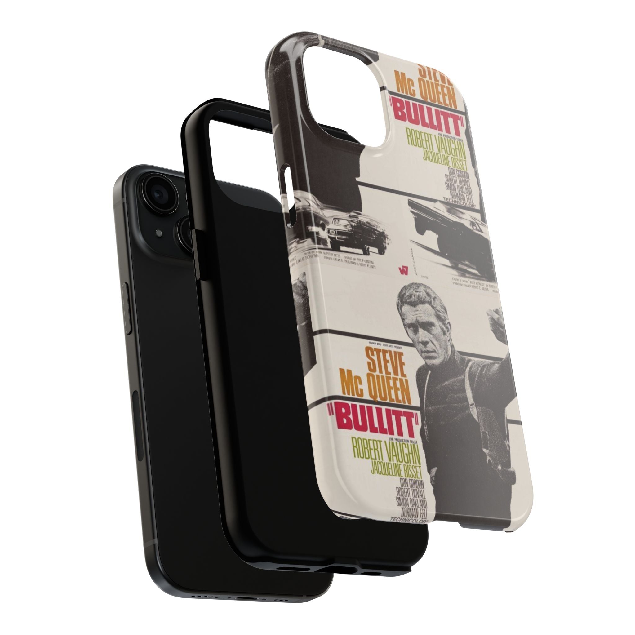 Steve McQueen Bullitt Movie Tough Phone Case | Classic Car Chase Film Phone Case