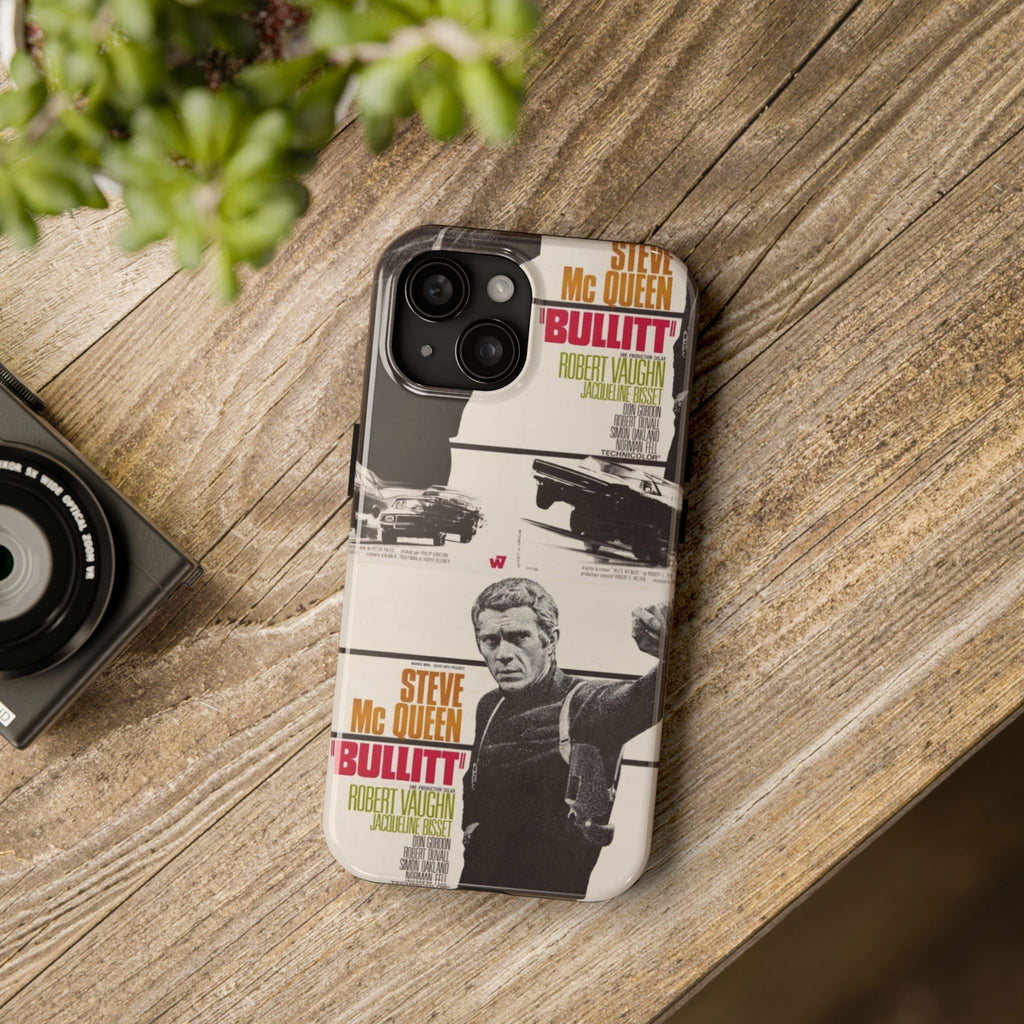 Steve McQueen Bullitt Movie Tough Phone Case | Classic Car Chase Film Phone Case