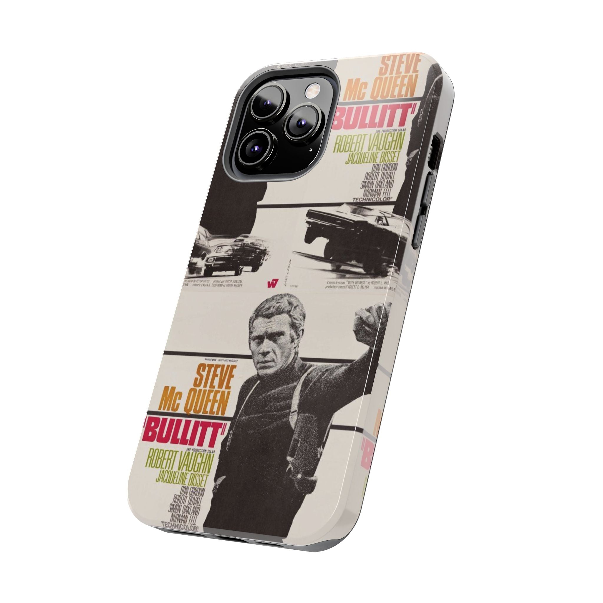 Steve McQueen Bullitt Movie Tough Phone Case | Classic Car Chase Film Phone Case