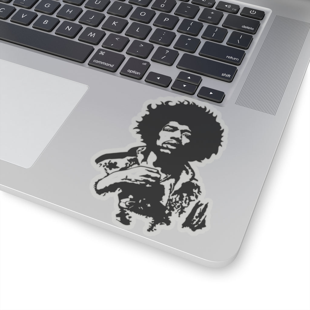 Jimi Hendrix Vintage Rock Sticker | Psychedelic Guitar Legend Vinyl Decal (4 Sizes)