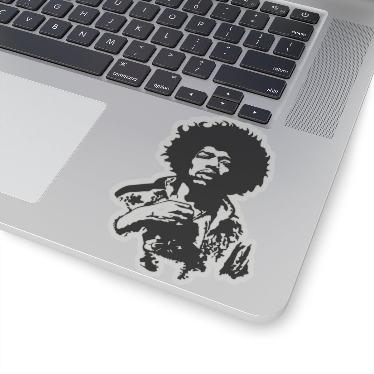 Jimi Hendrix Vintage Rock Sticker | Psychedelic Guitar Legend Vinyl Decal (4 Sizes)