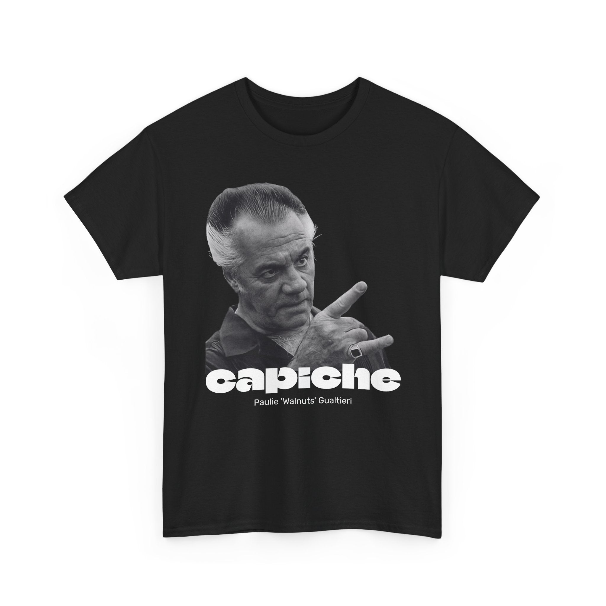 Unisex Paulie Walnuts Gualtieri Capiche Custom Design T-Shirt | One-of-a-Kind Mafia Style Graphic Tee