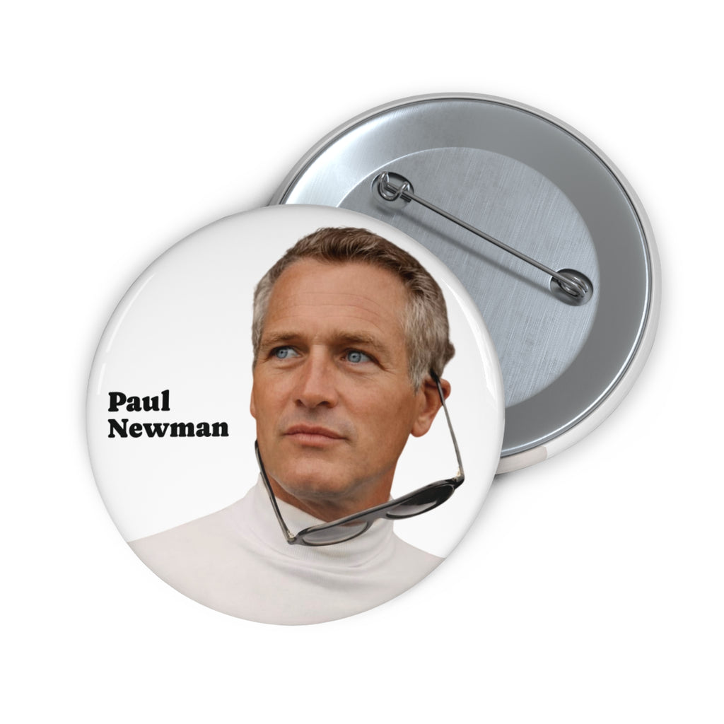 Paul Newman Classic Hollywood Actor Pinback Button (3 Sizes)