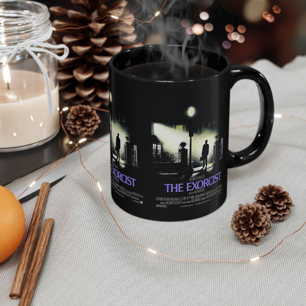 The Exorcist Movie Classic Horror Film 11oz Black Coffee Mug