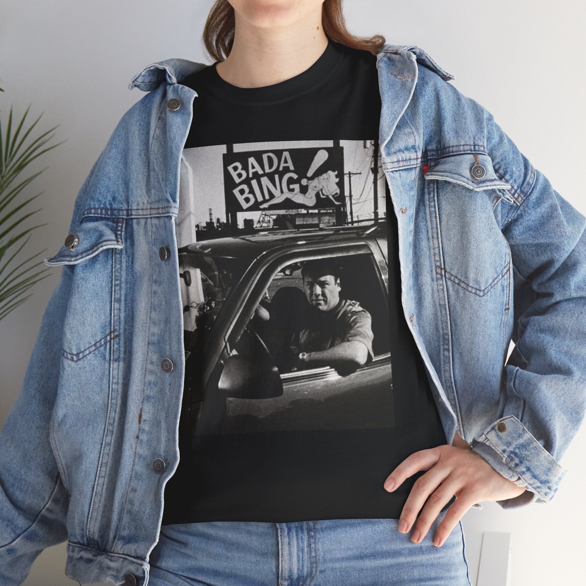Tony Soprano Bada Bing Inspired Unisex T-Shirt | Classic Mafia TV Tee (2 colors )