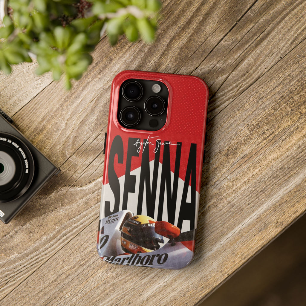 Ayrton Senna McLaren F1 Tough Phone Case | Formula 1 Racing Legend Phone Case