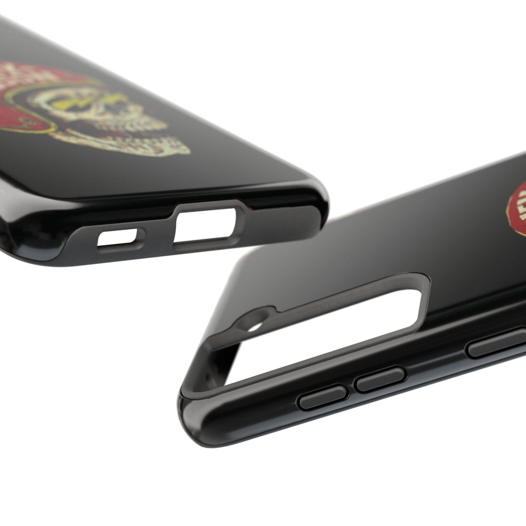 Skull Helmet Tough Phone Case | Vintage Motorcycle Biker Phone Case