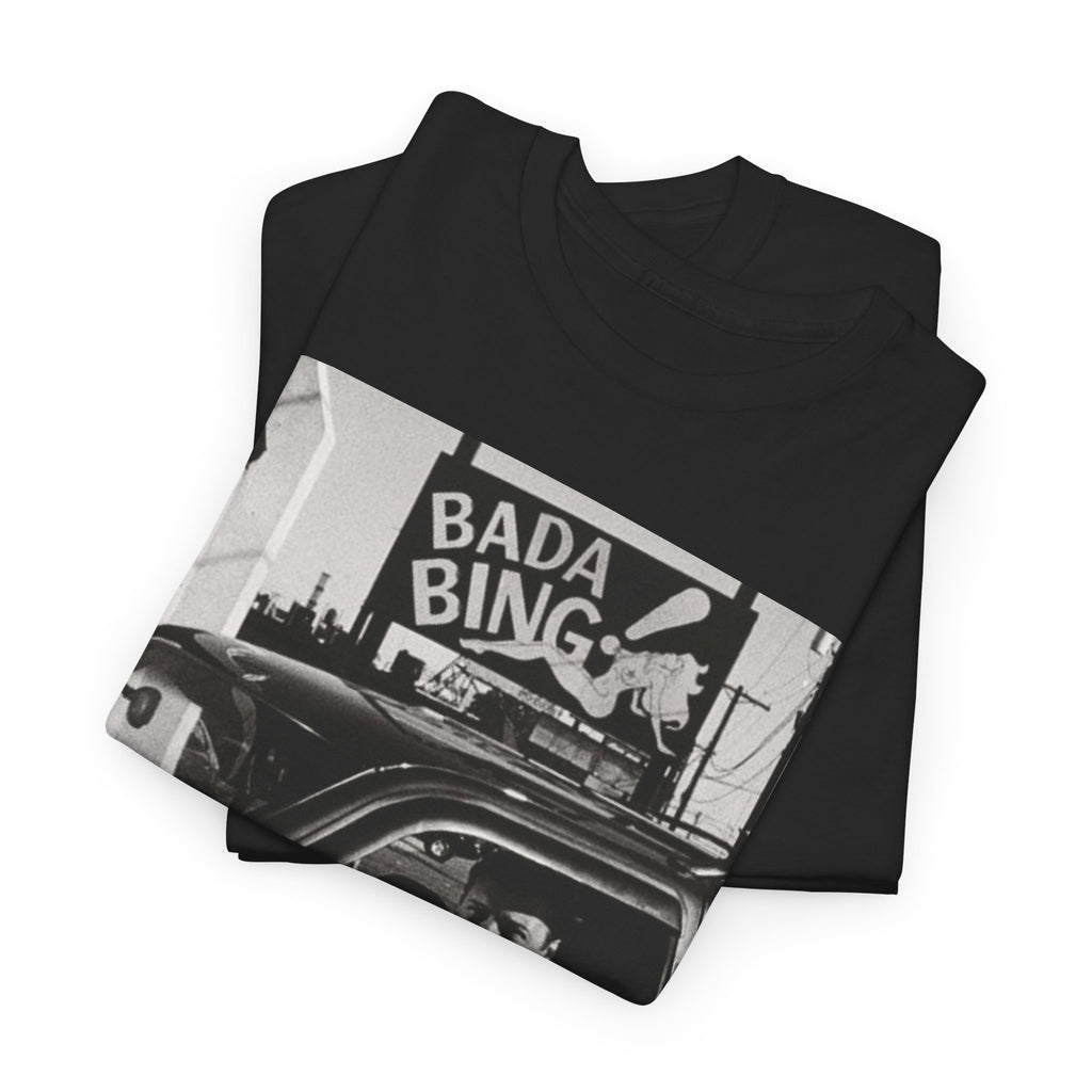 Tony Soprano Bada Bing Inspired Unisex T-Shirt | Classic Mafia TV Tee (2 colors )