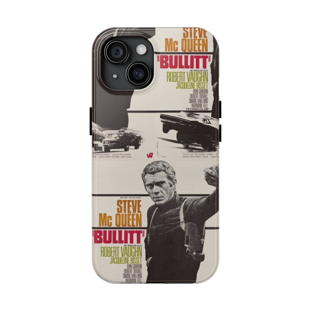 Steve McQueen Bullitt Movie Tough Phone Case | Classic Car Chase Film Phone Case