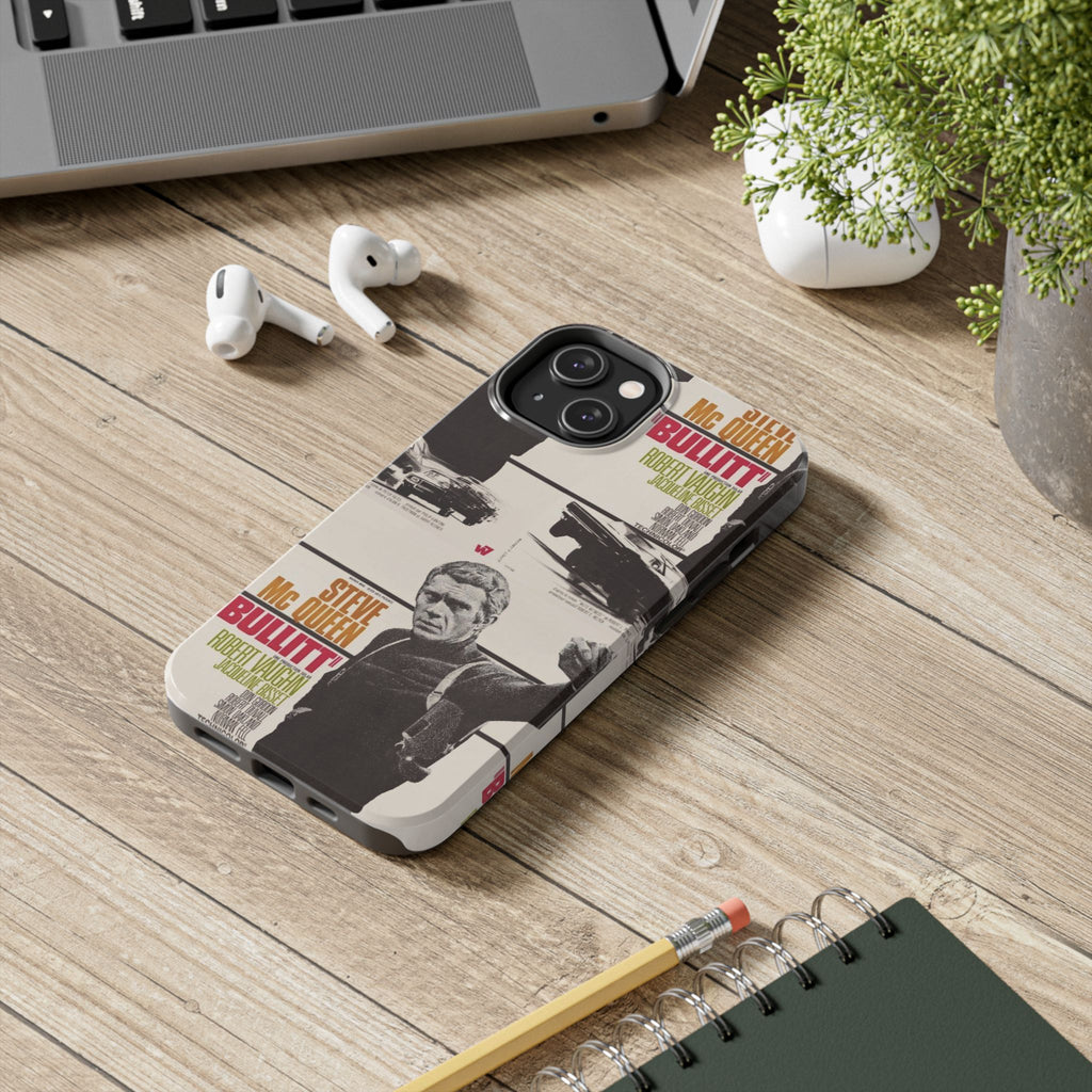 Steve McQueen Bullitt Movie Tough Phone Case | Classic Car Chase Film Phone Case