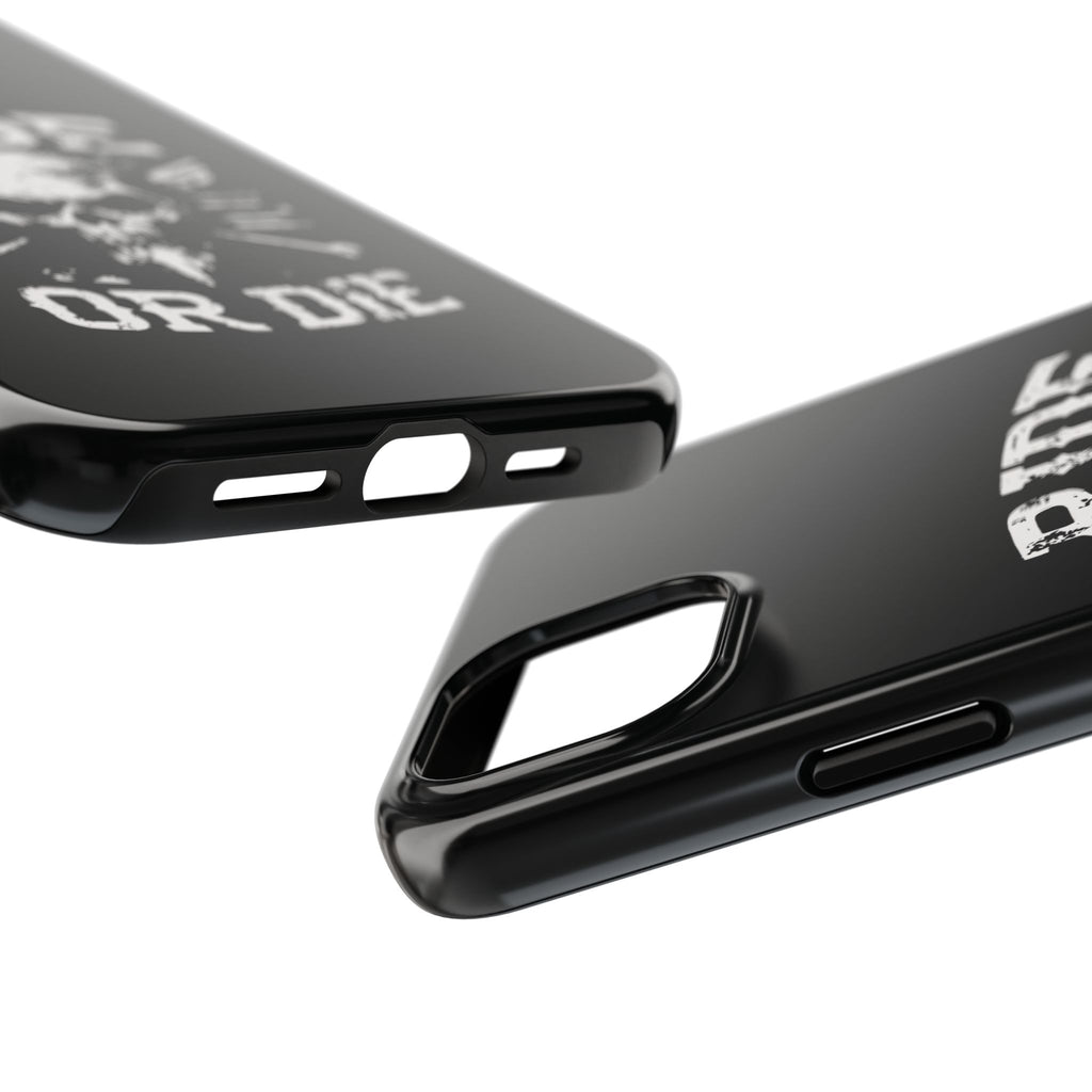 Ride or Die Skull Tough Phone Case | Biker Skull Graphic Phone Case