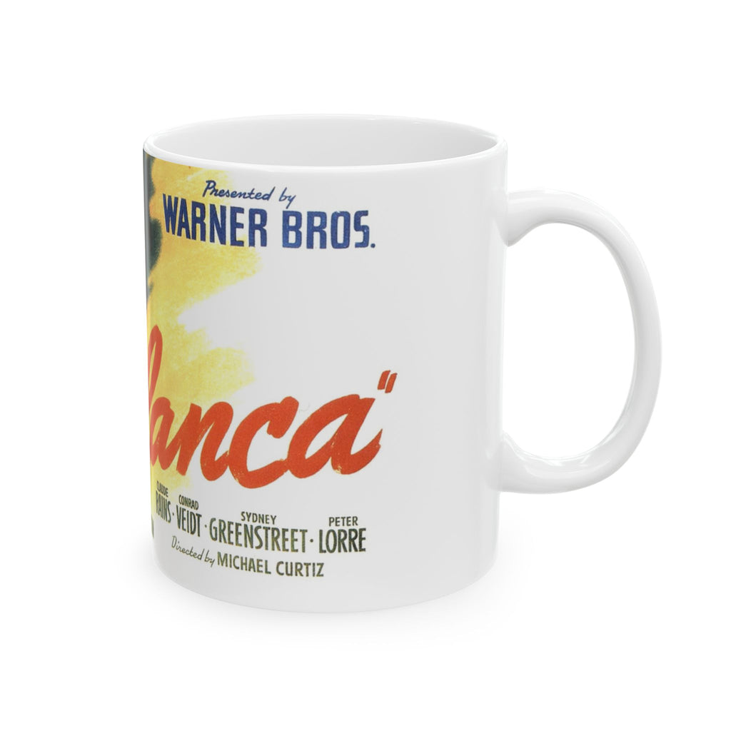 Casablanca Movie 11 oz Coffee Mug | Humphrey Bogart Ingrid Bergman Inspired Retro Hollywood