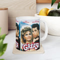 Grease Movie Retro Musical Film Inspired 11oz White Coffee Cup | Danny & Sandy Vintage Mug