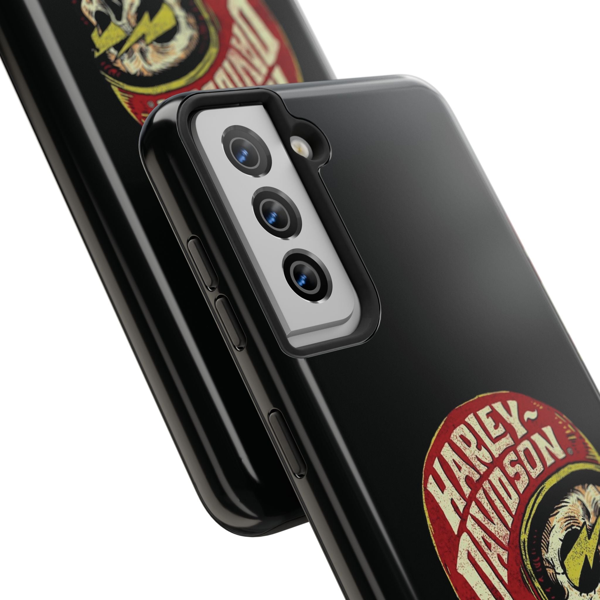 Skull Helmet Tough Phone Case | Vintage Motorcycle Biker Phone Case