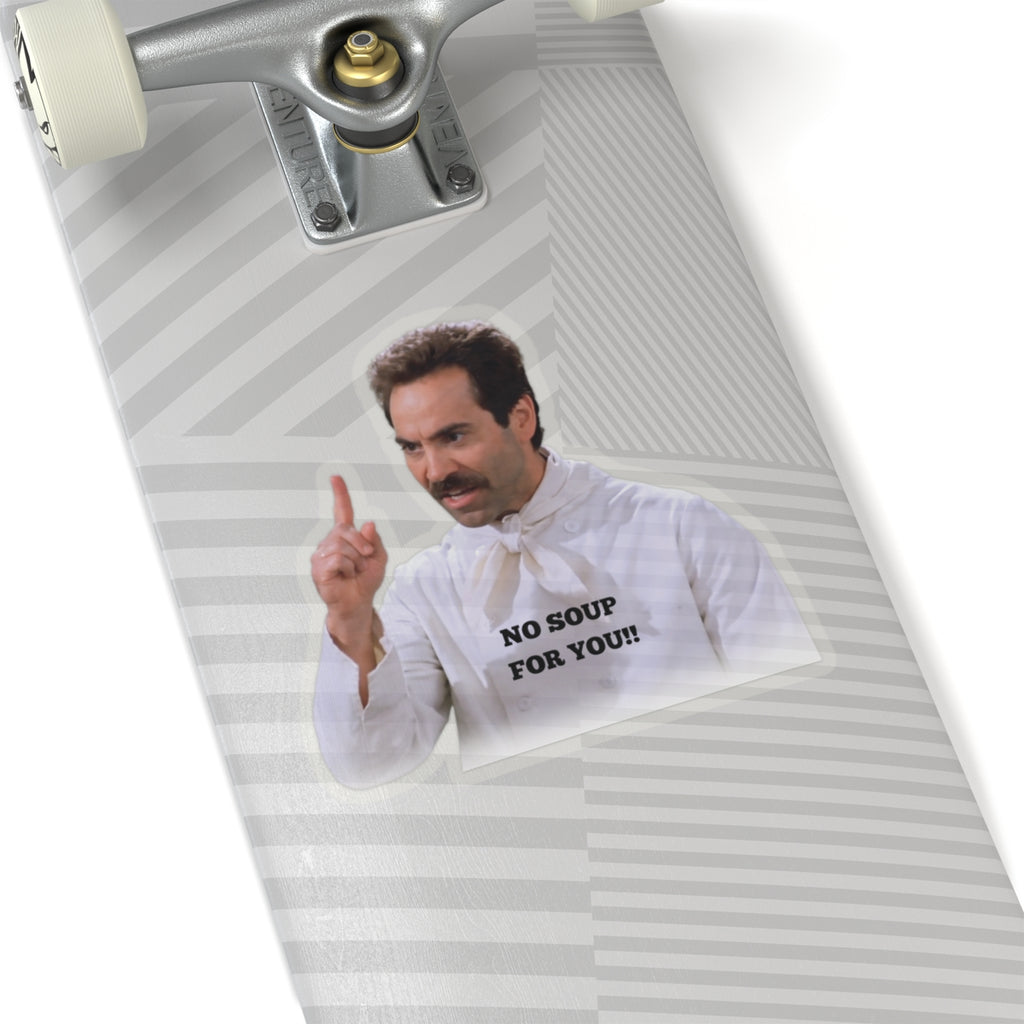 Seinfeld Soup N*zi No Soup For You Sticker | Funny Laptop Sticker (4 Sizes)