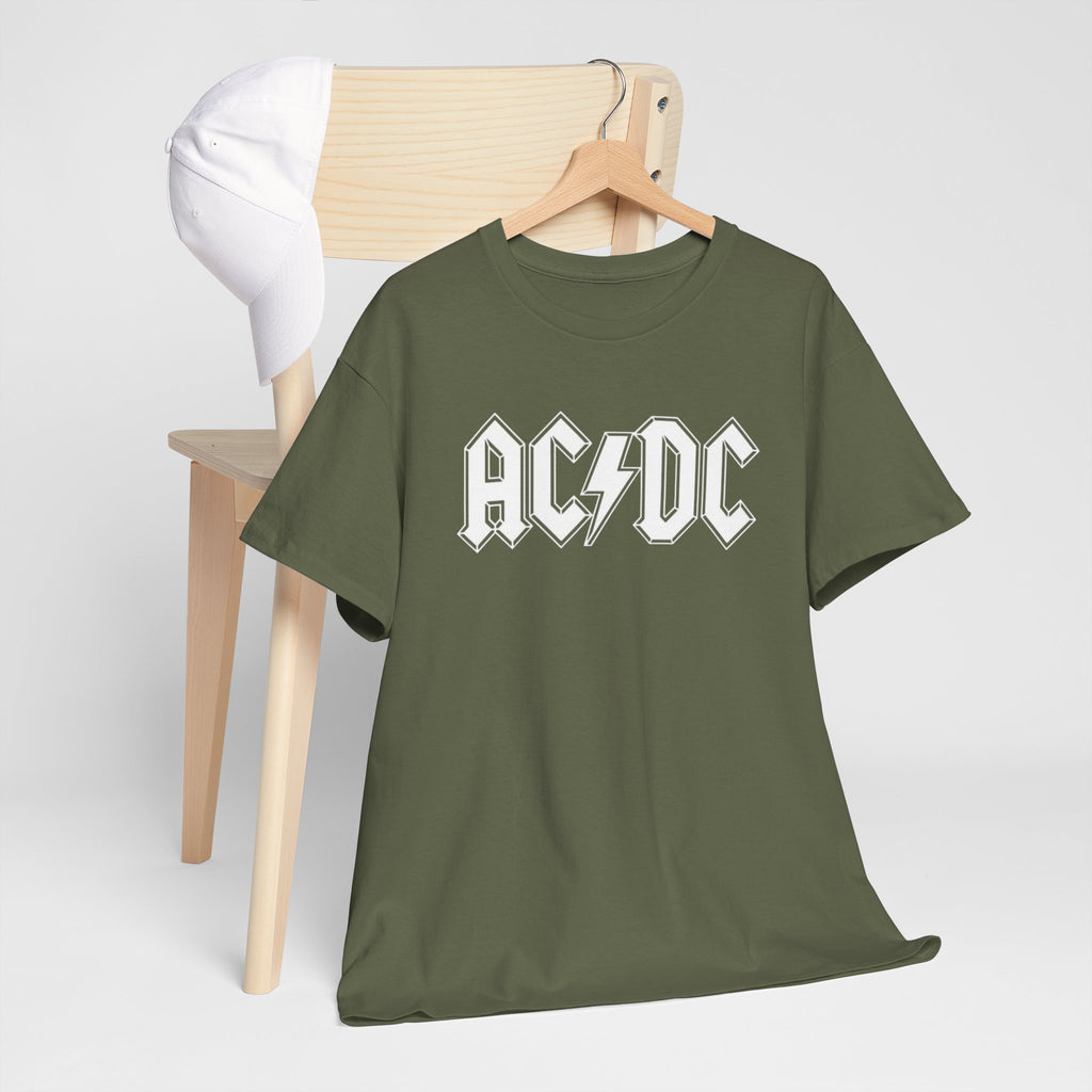 Unisex AC/DC Hard Rock band inspired with a custom batch T-Shirt (4 Colors)