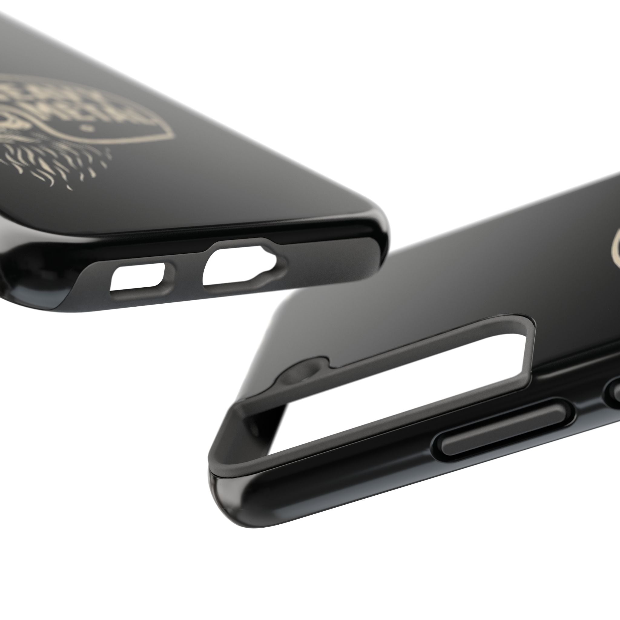Heavy Metal Skull Tough Phone Case | Biker Helmet Skull Graphic Phone Case