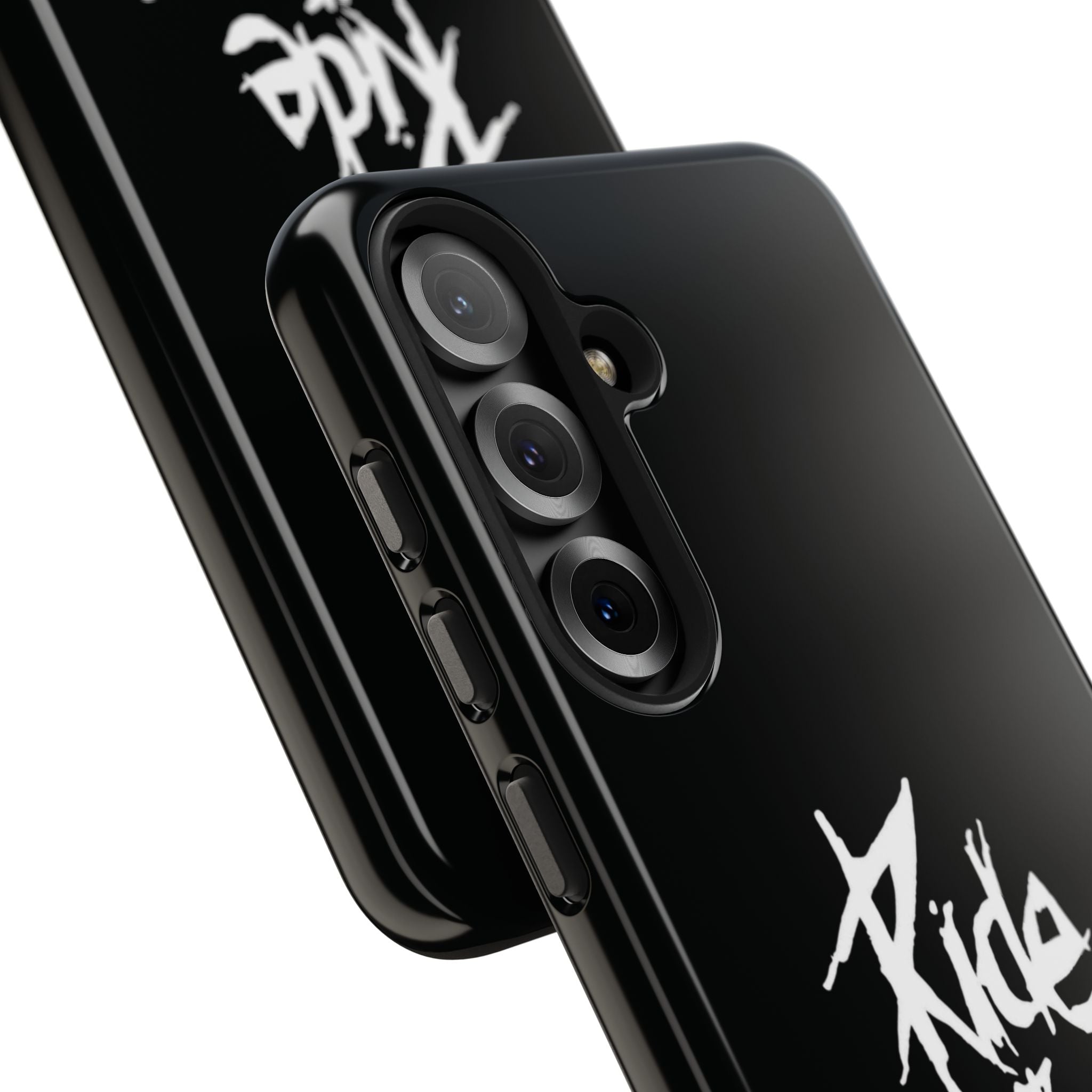 Ride or Die Skull Tough Phone Case | Edgy Script Biker Style Phone Case
