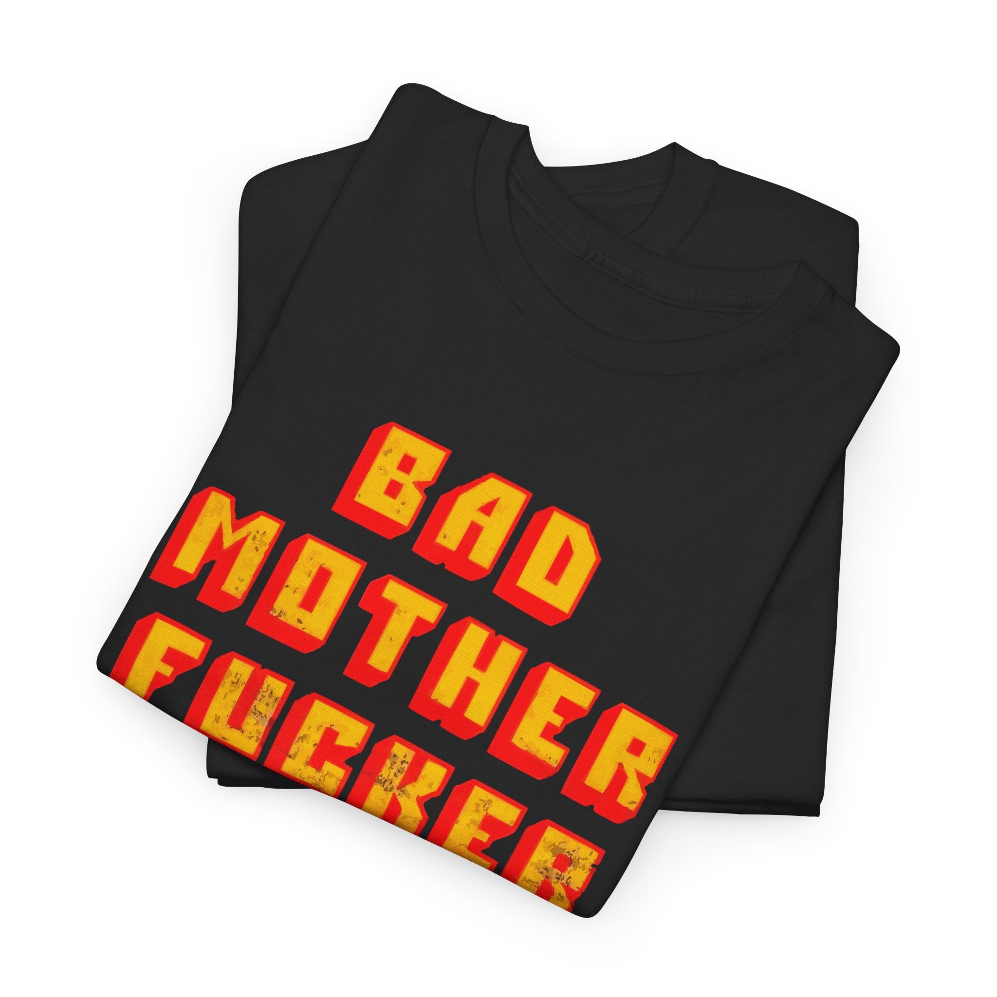 Unisex Bad Mother F*cker T-Shirt Vintage Bold Graphic Tee Edgy Streetwear Shirt