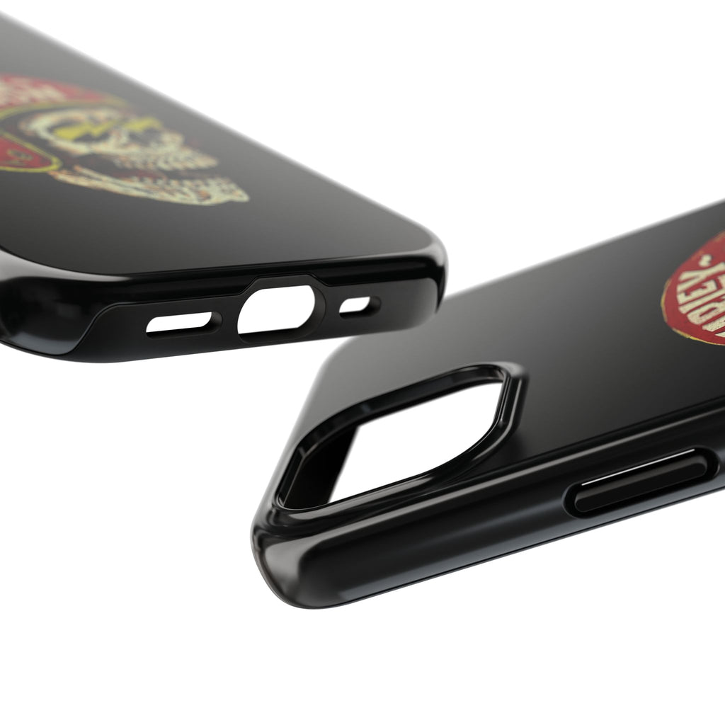 Skull Helmet Tough Phone Case | Vintage Motorcycle Biker Phone Case