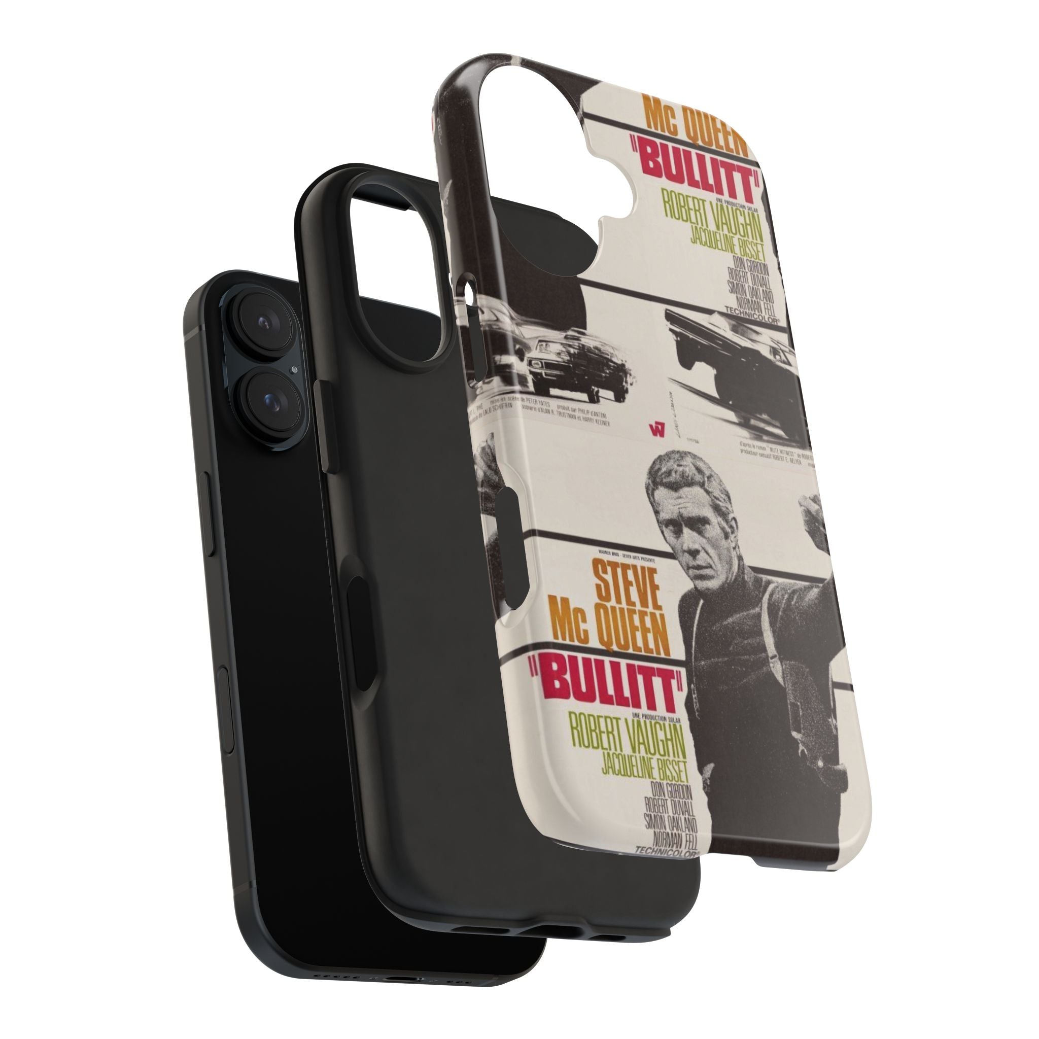Steve McQueen Bullitt Movie Tough Phone Case | Classic Car Chase Film Phone Case