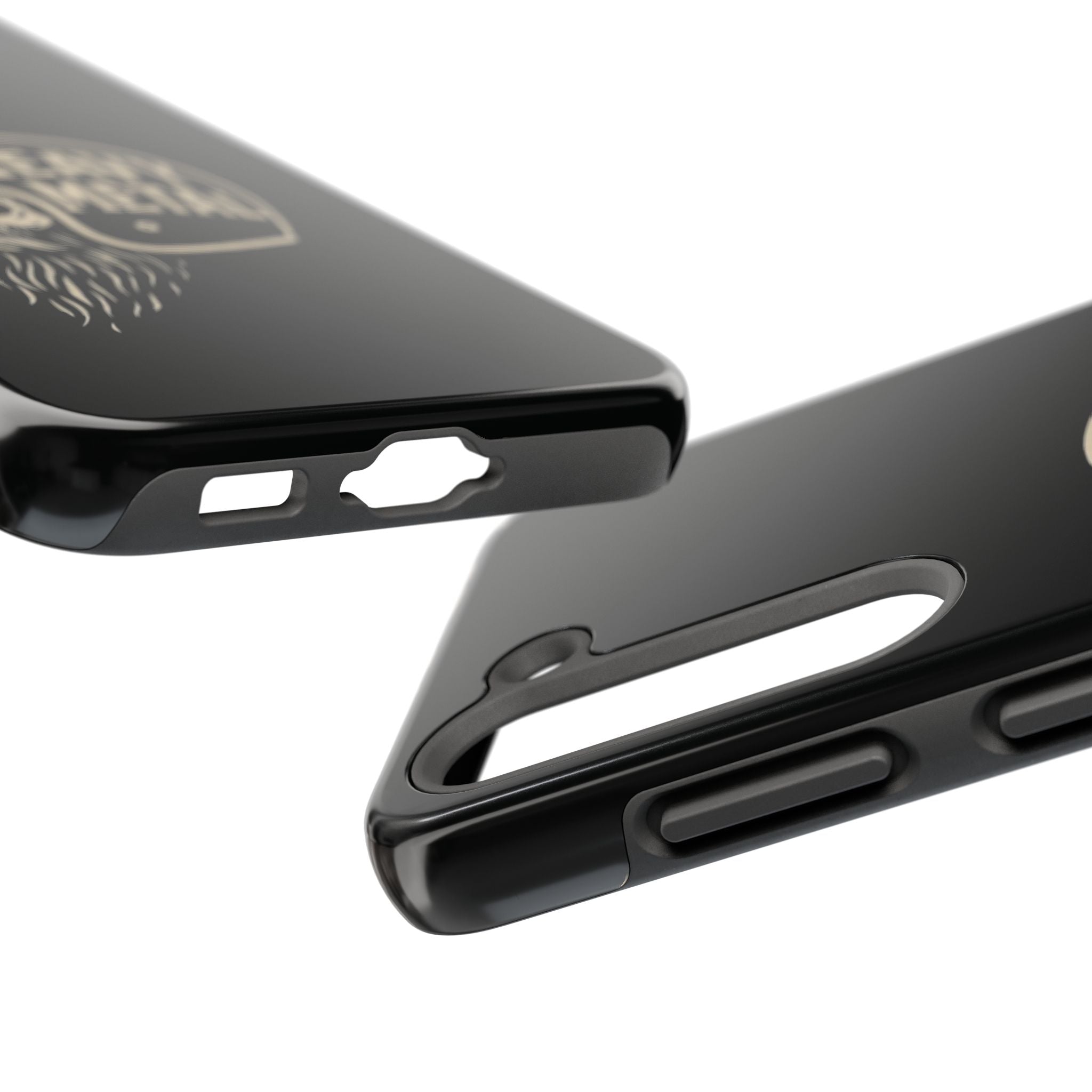 Heavy Metal Skull Tough Phone Case | Biker Helmet Skull Graphic Phone Case