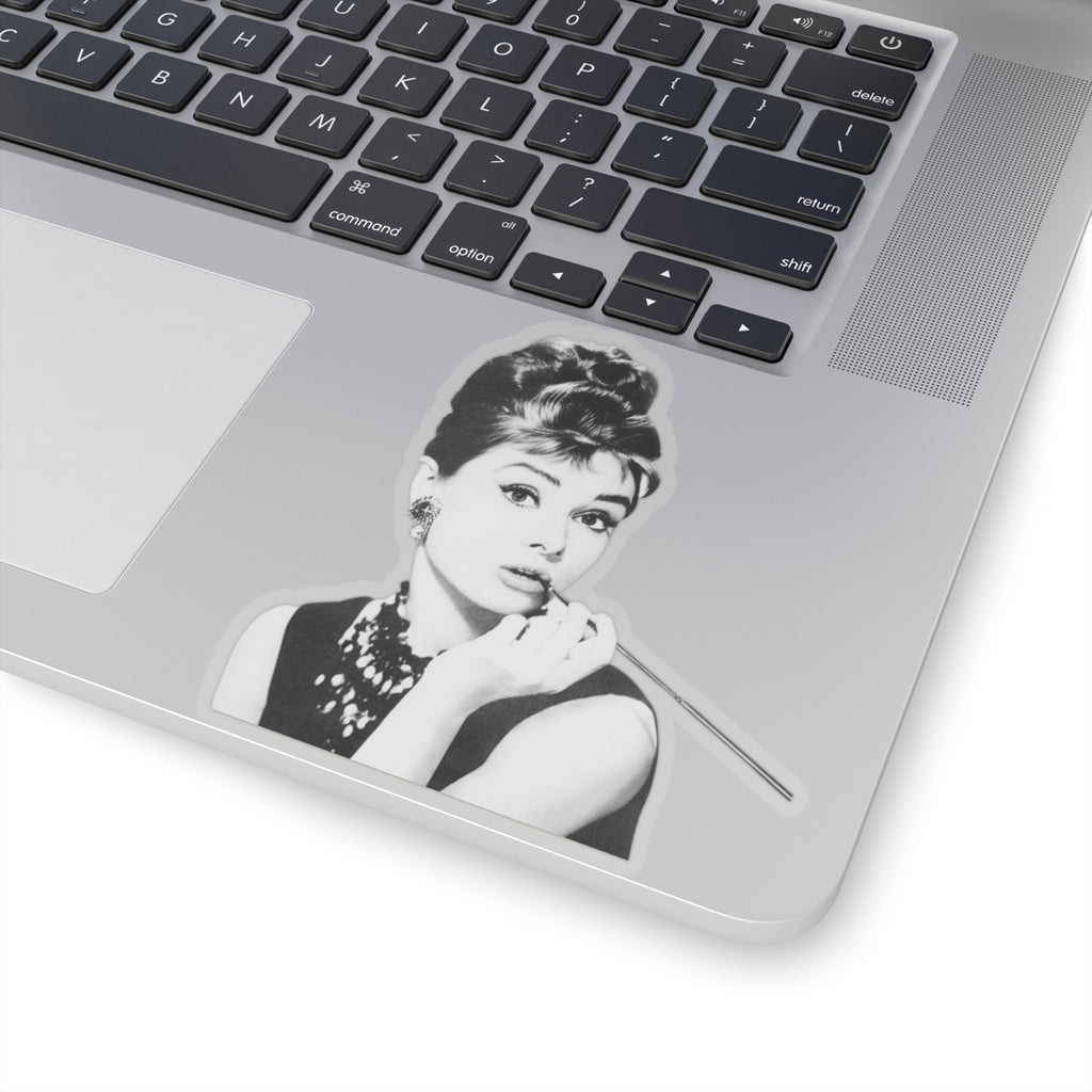 Audrey Hepburn Classic Hollywood Custom Stickers (4 Sizes)