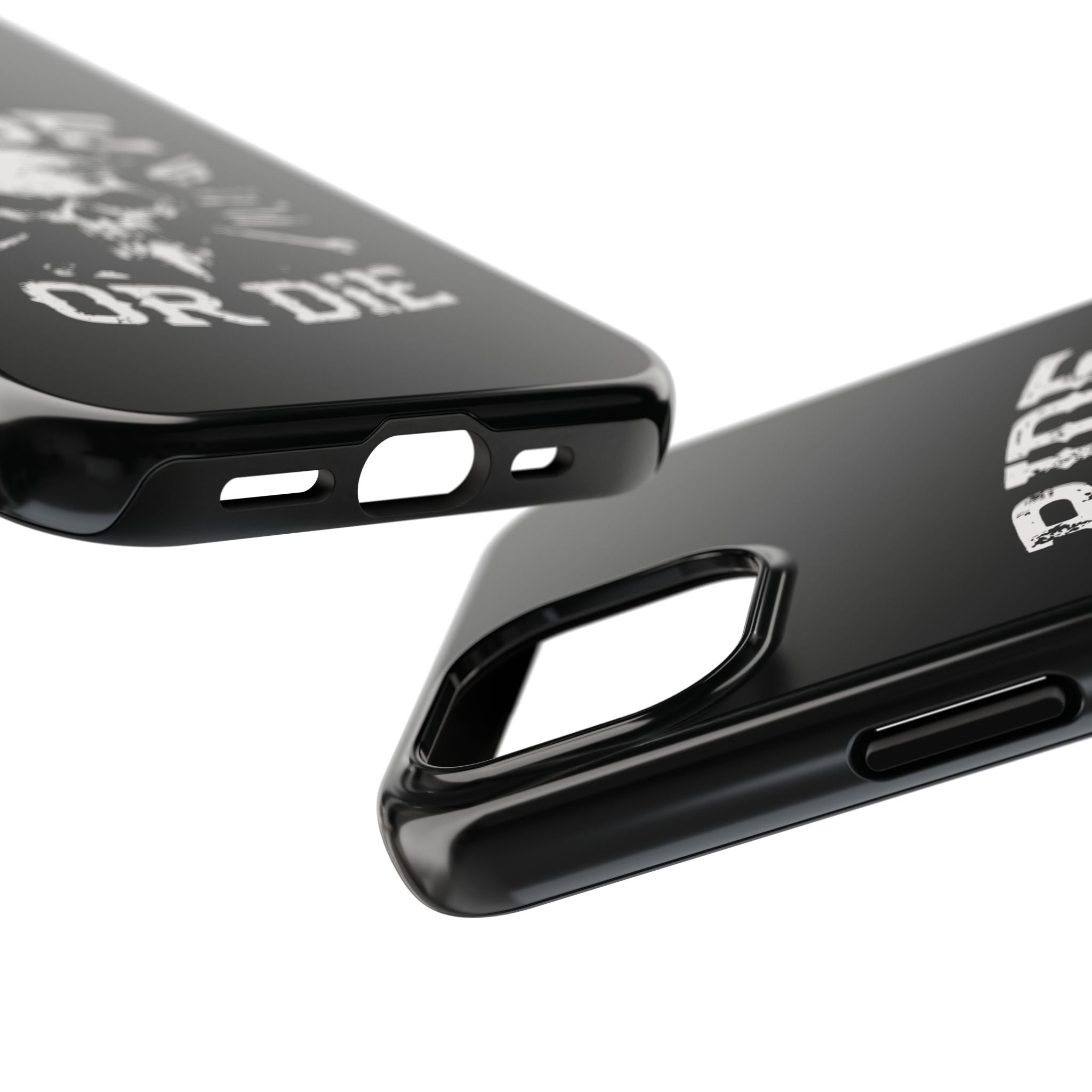 Ride or Die Skull Tough Phone Case | Biker Skull Graphic Phone Case