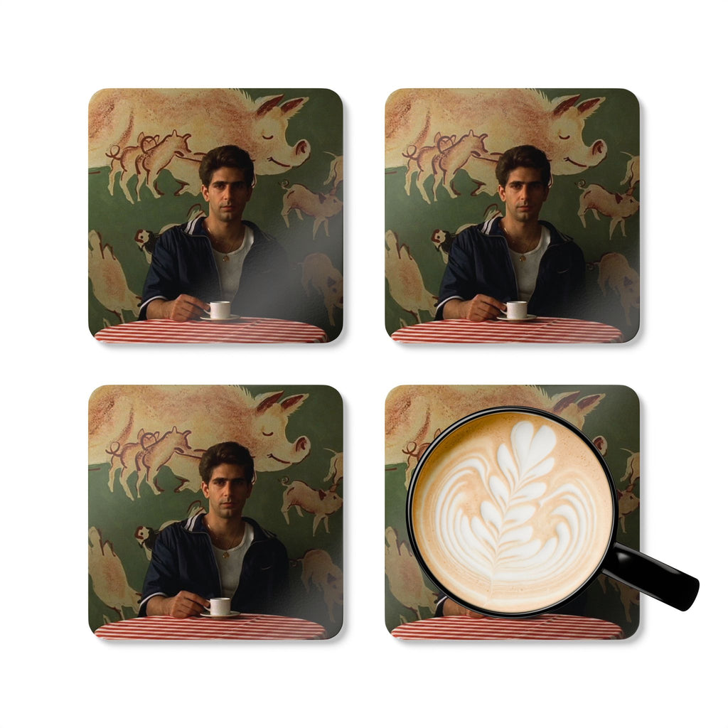 The Sopranos Christopher Moltisanti Corkback Coaster Set (4 Pieces)