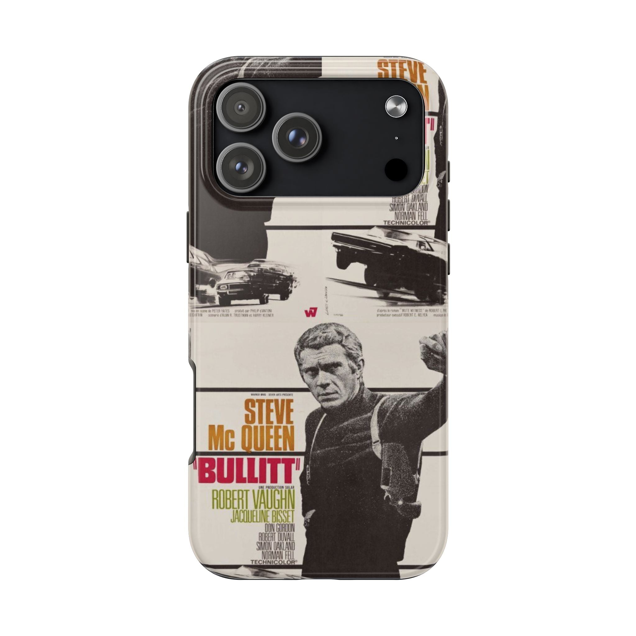 Steve McQueen Bullitt Movie Tough Phone Case | Classic Car Chase Film Phone Case