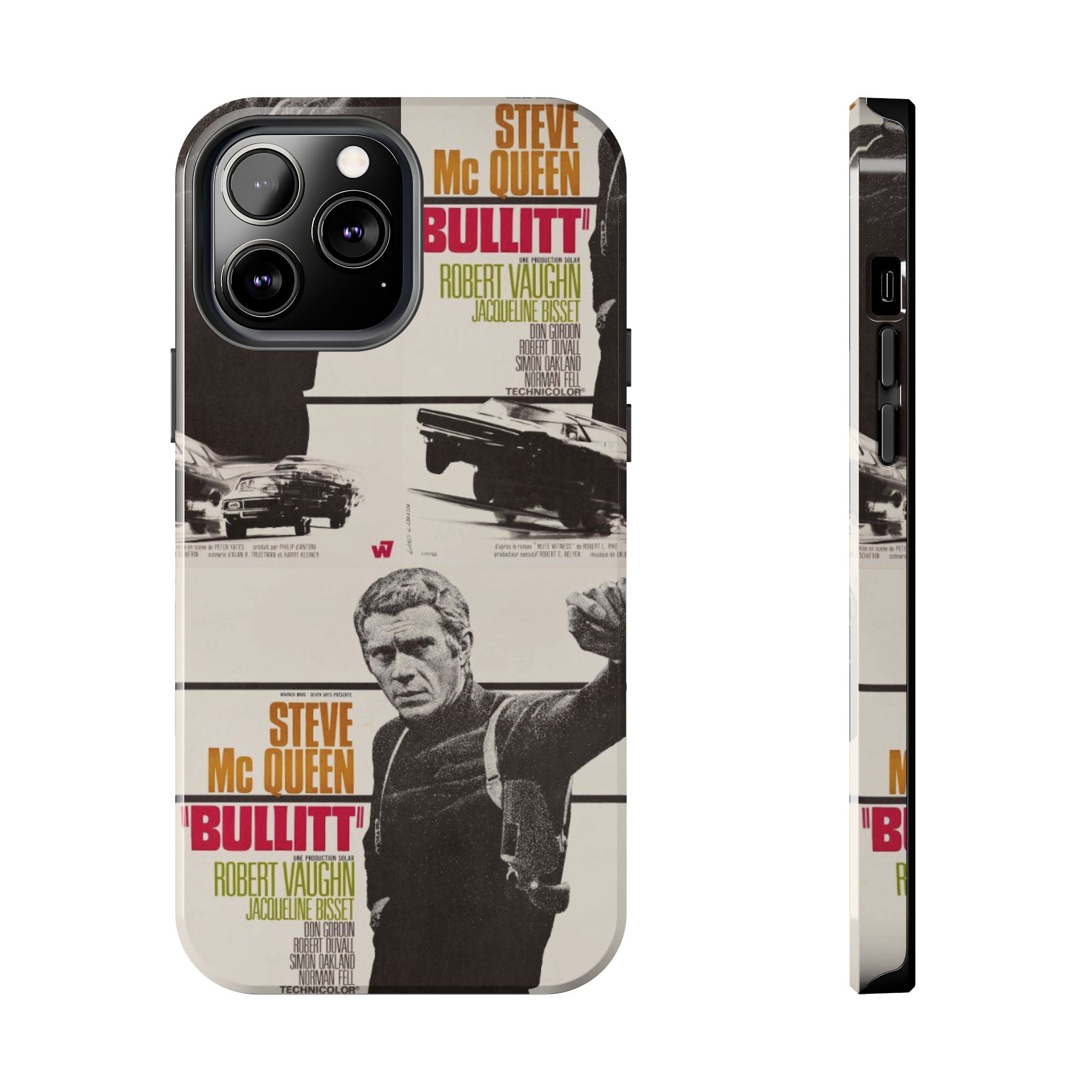 Steve McQueen Bullitt Movie Tough Phone Case | Classic Car Chase Film Phone Case