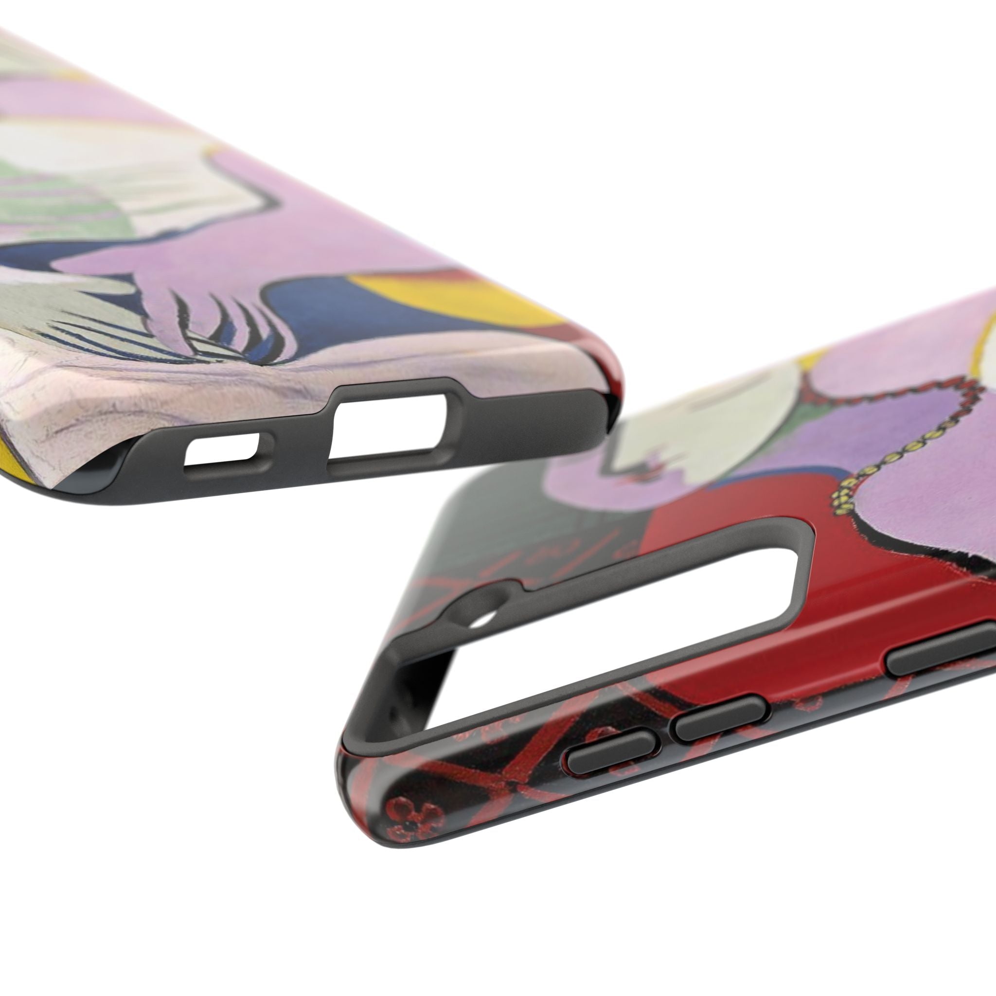 Picasso-Inspired Abstract Woman Tough Phone Case | Cubist Sleeping Woman Art Phone Case