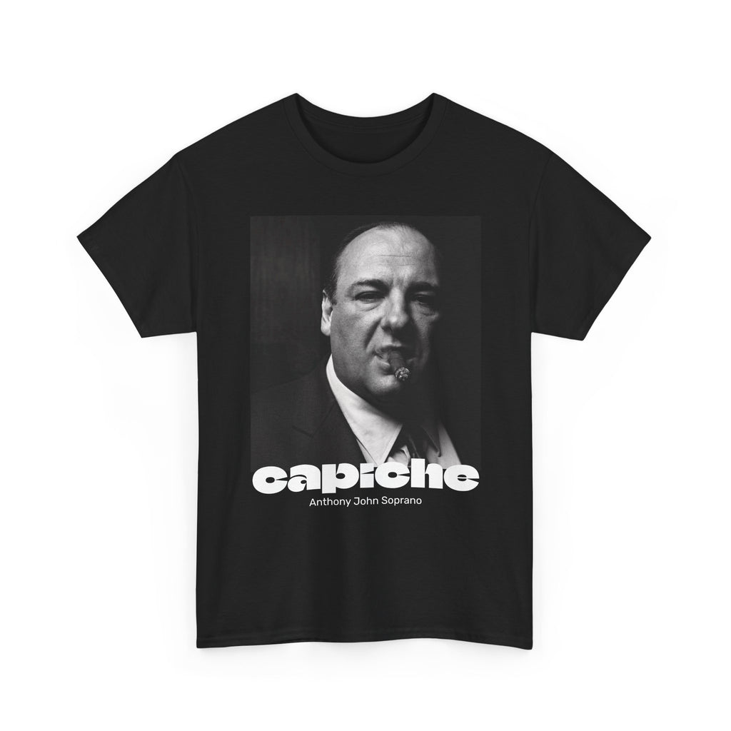 Unisex Tony Soprano Capiche Custom Design T-Shirt | One-of-a-Kind Mafia Style Graphic Tee