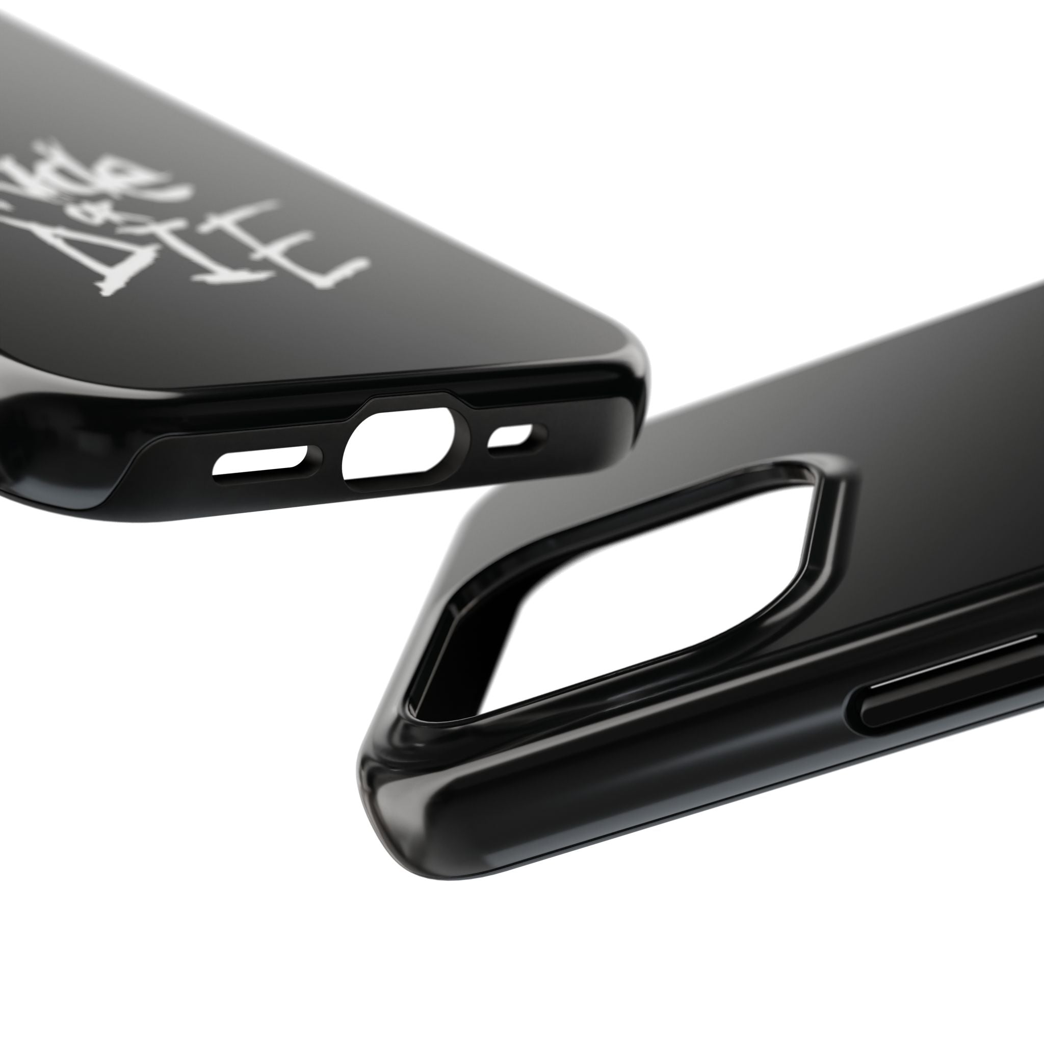 Ride or Die Skull Tough Phone Case | Edgy Script Biker Style Phone Case