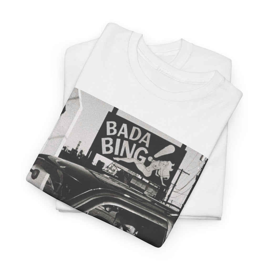 Tony Soprano Bada Bing Inspired Unisex T-Shirt | Classic Mafia TV Tee (2 colors )