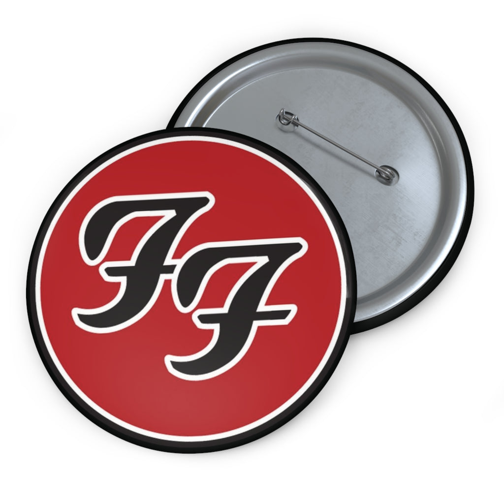 Foo Fighters American Rock Band Custom Pin Back Button (3 Sizes)