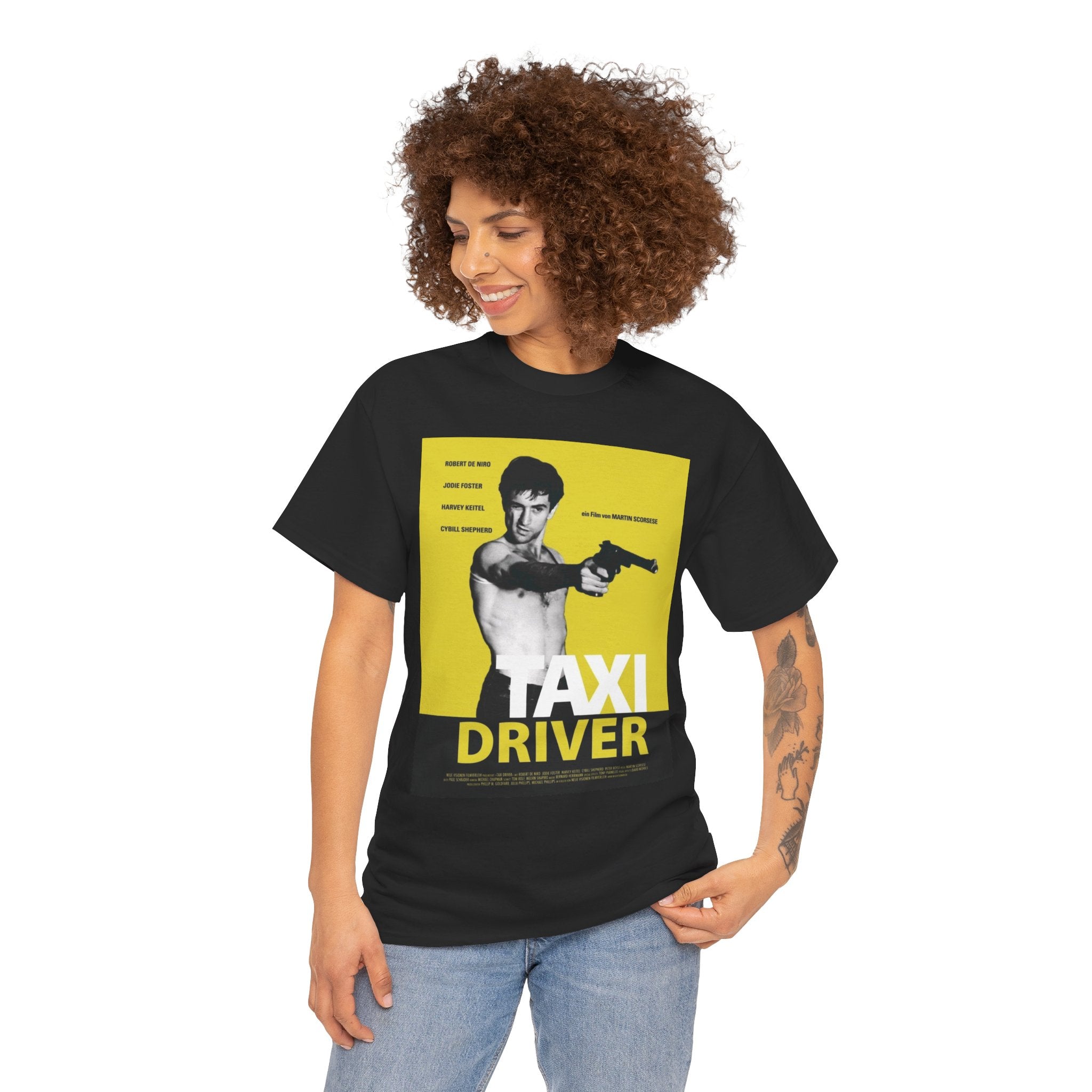 Taxi Driver Inspired T-Shirt Vintage Movie Poster Graphic Tee