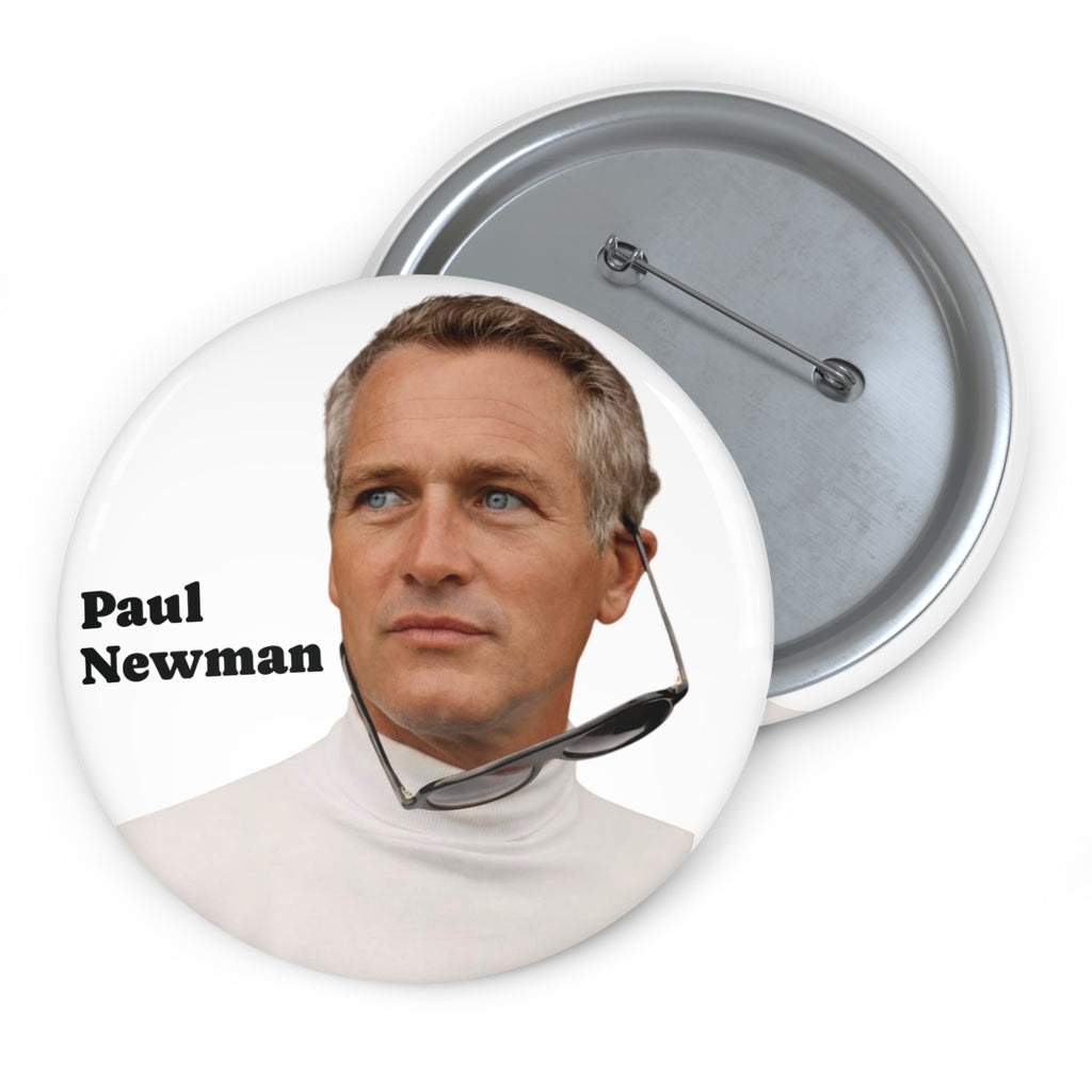 Paul Newman Classic Hollywood Actor Pinback Button (3 Sizes)