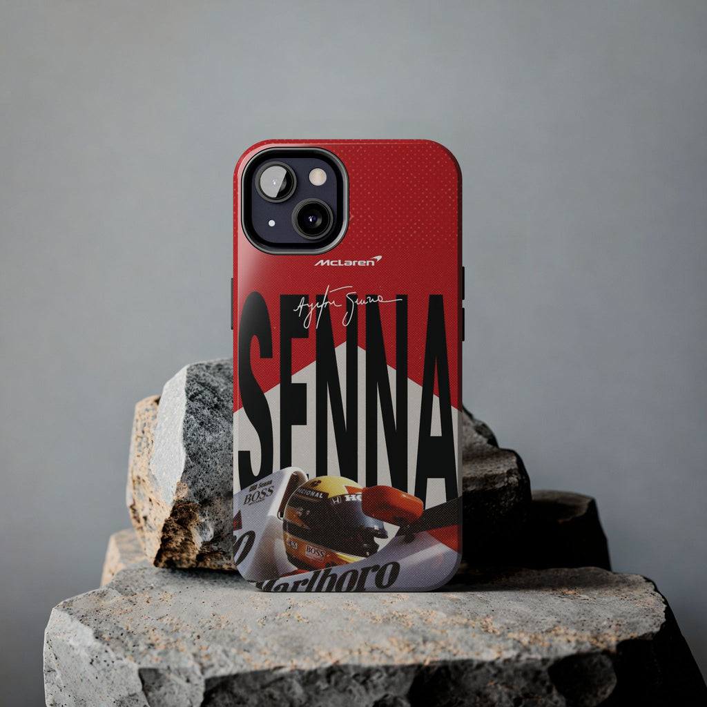 Ayrton Senna McLaren F1 Tough Phone Case | Formula 1 Racing Legend Phone Case