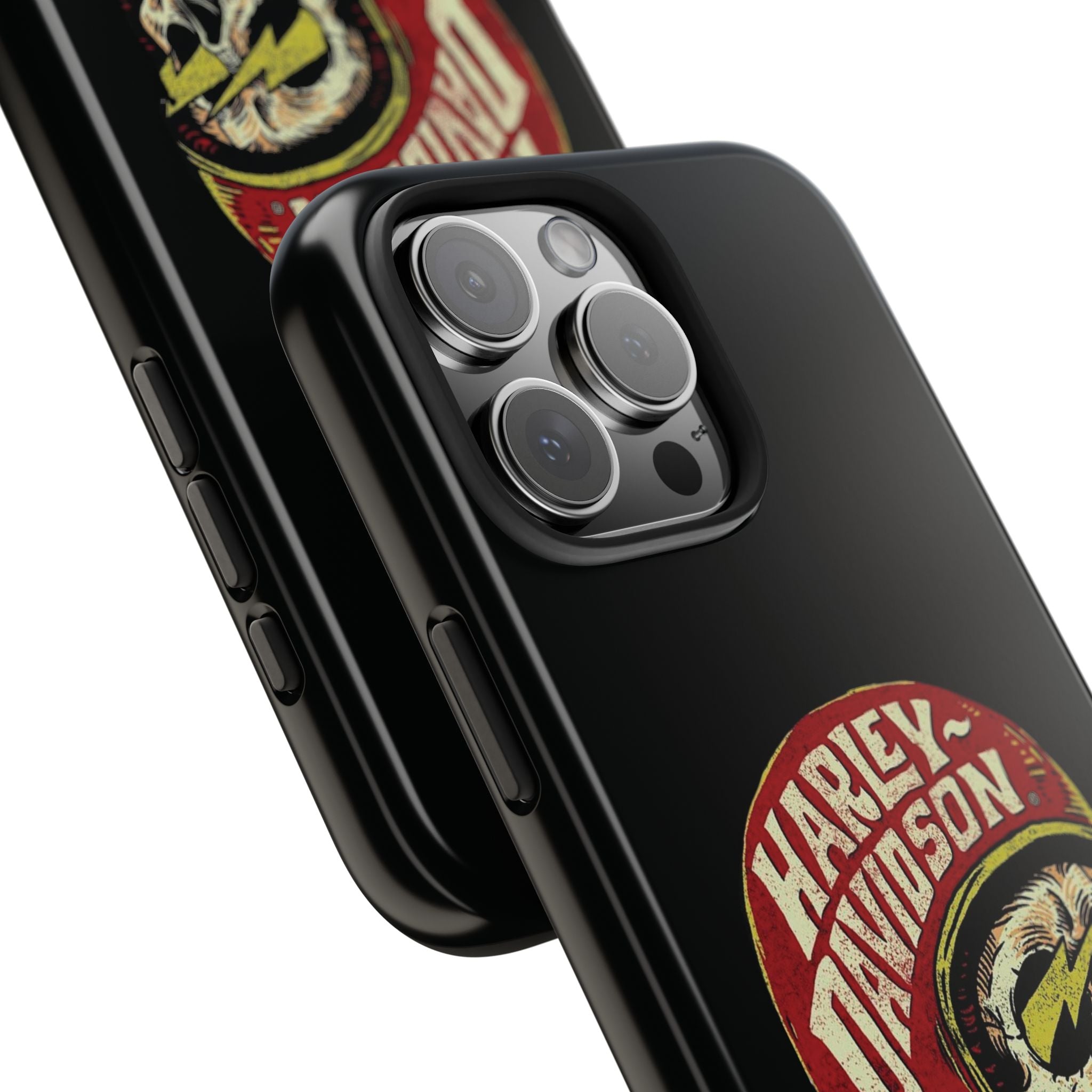 Skull Helmet Tough Phone Case | Vintage Motorcycle Biker Phone Case