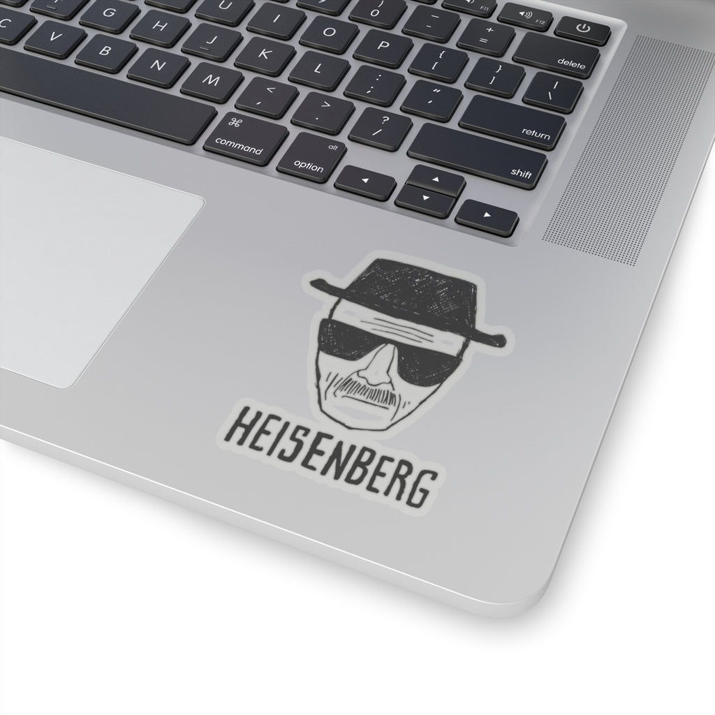 Breaking Bad Heisenberg Custom Sticker With Walter White illustration (4 Sizes)