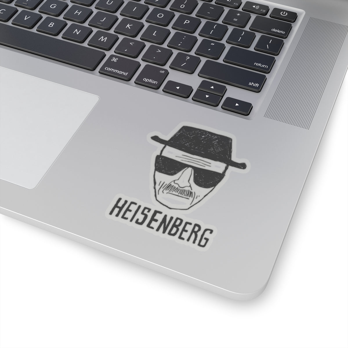 Breaking Bad Heisenberg Custom Sticker With Walter White illustration (4 Sizes)