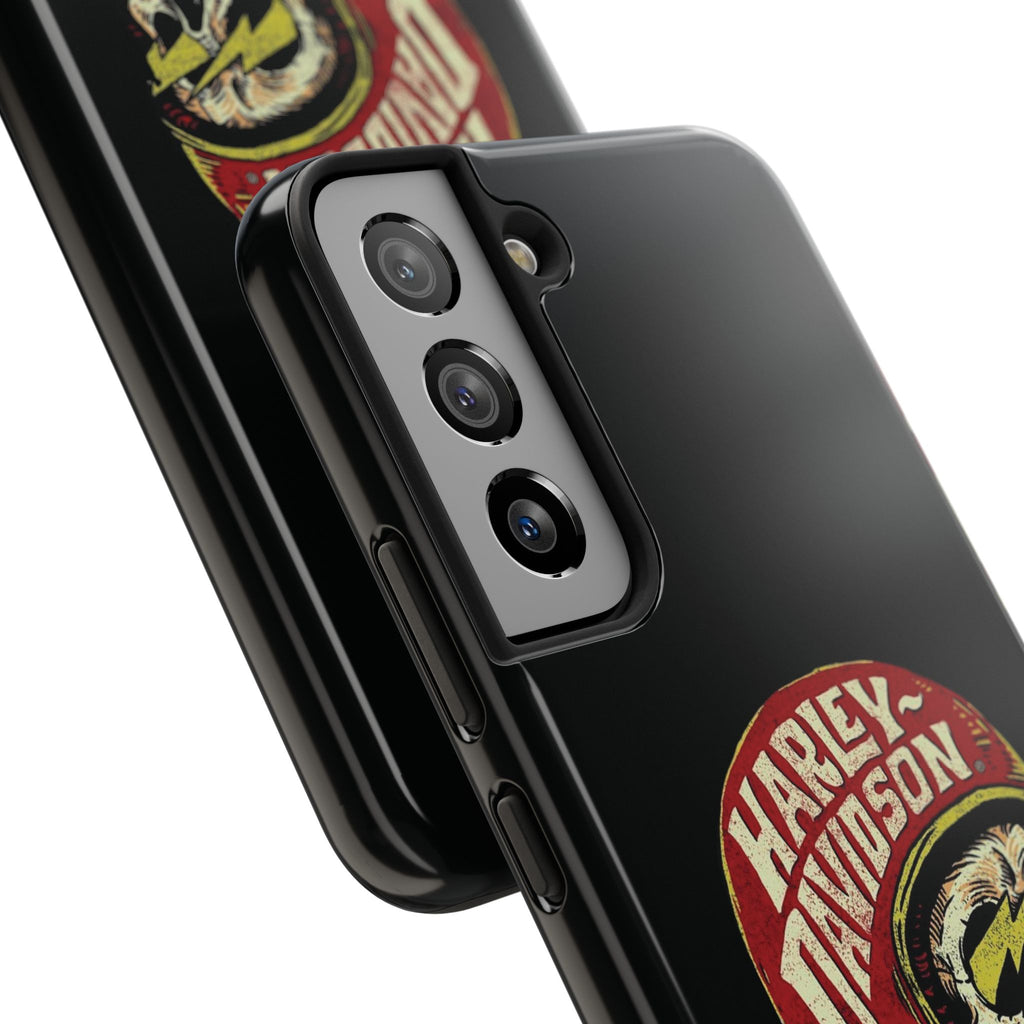 Skull Helmet Tough Phone Case | Vintage Motorcycle Biker Phone Case