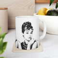 Audrey Hepburn Classic Movie 11oz Coffee Mug | Vintage Hollywood Retro Glam