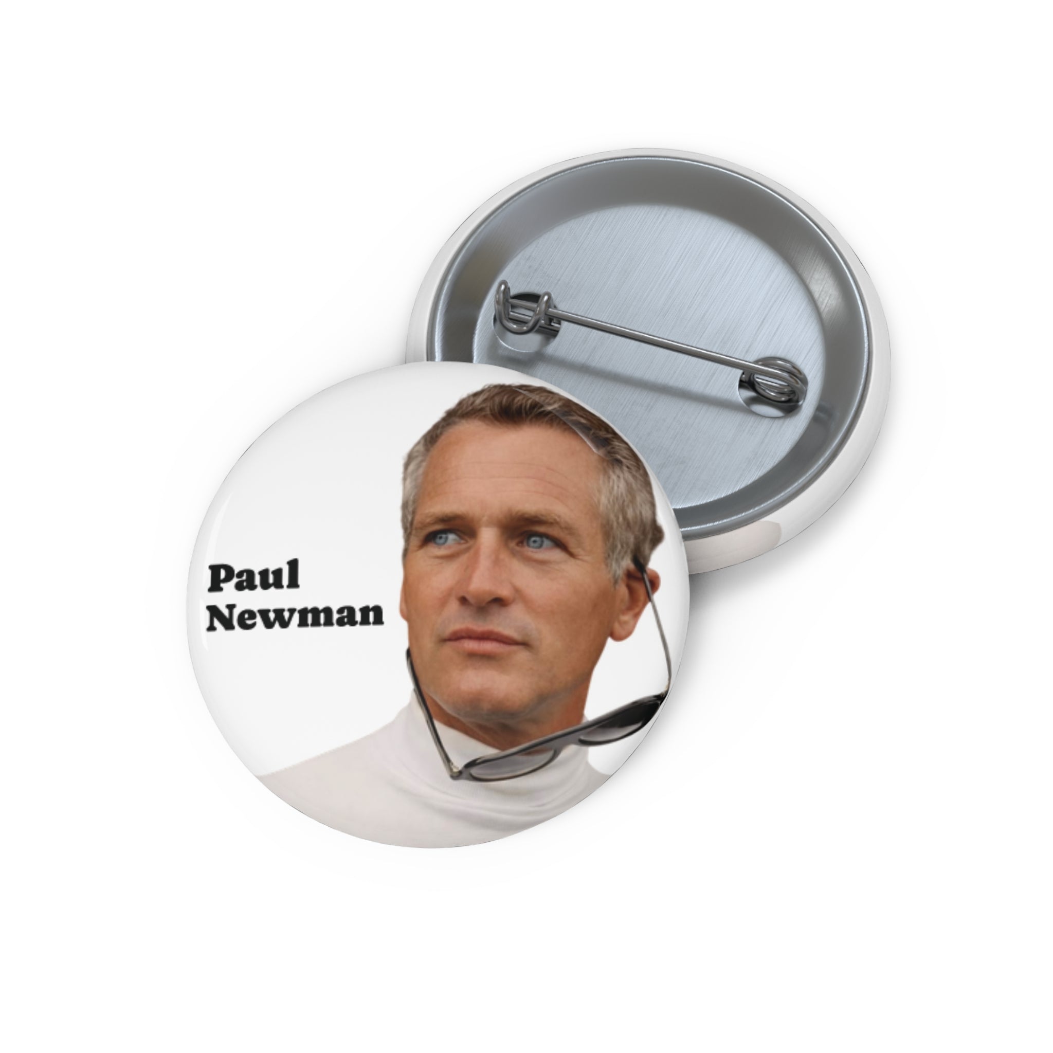 Paul Newman Classic Hollywood Actor Pinback Button (3 Sizes)