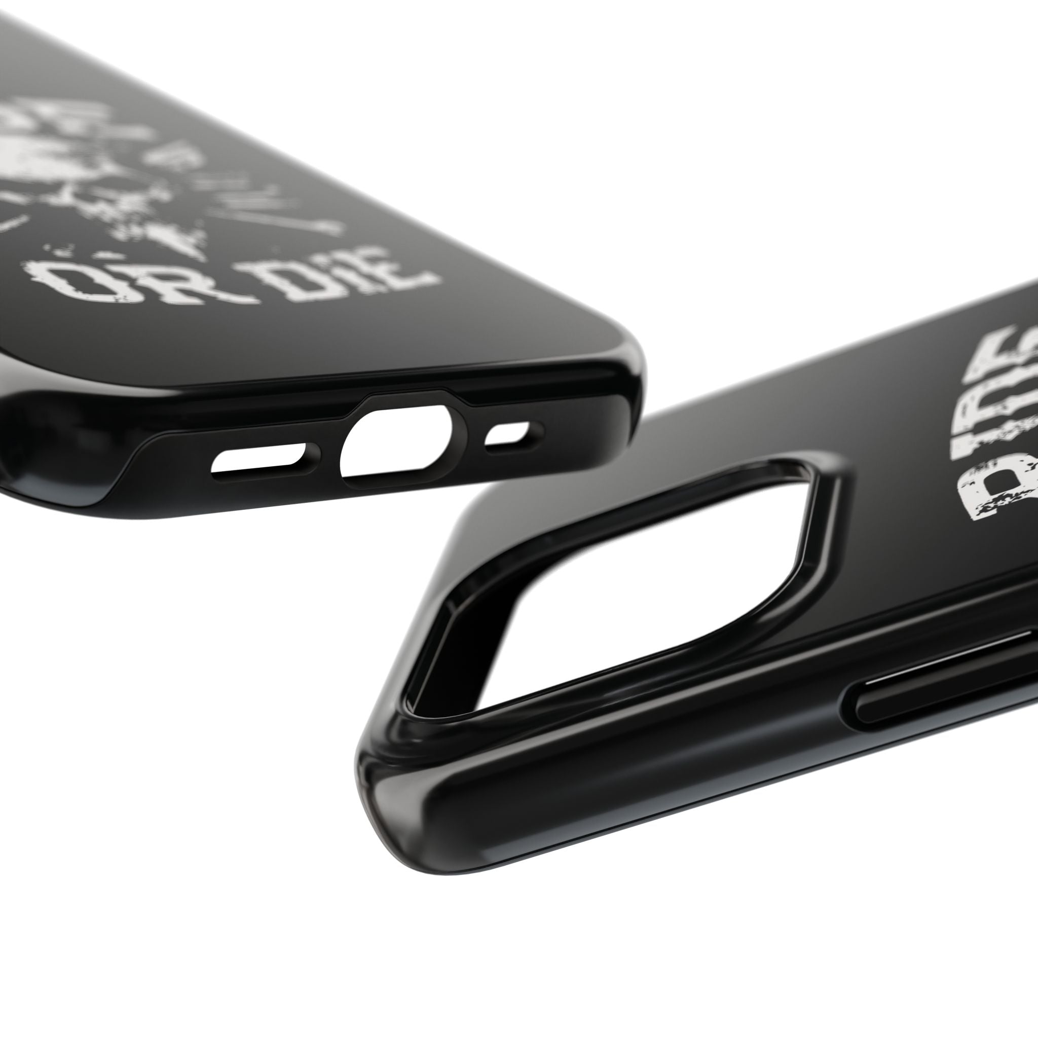 Ride or Die Skull Tough Phone Case | Biker Skull Graphic Phone Case