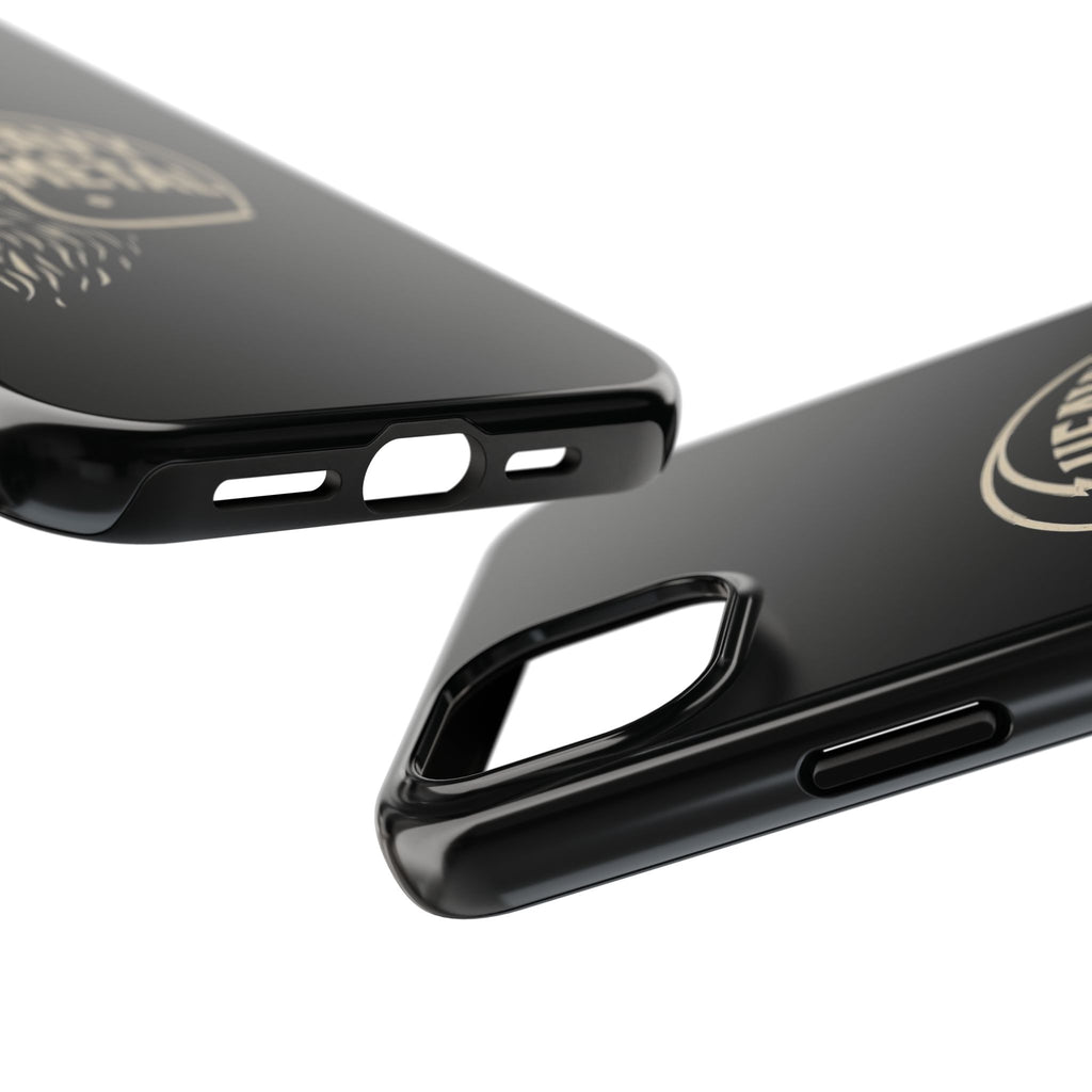 Heavy Metal Skull Tough Phone Case | Biker Helmet Skull Graphic Phone Case